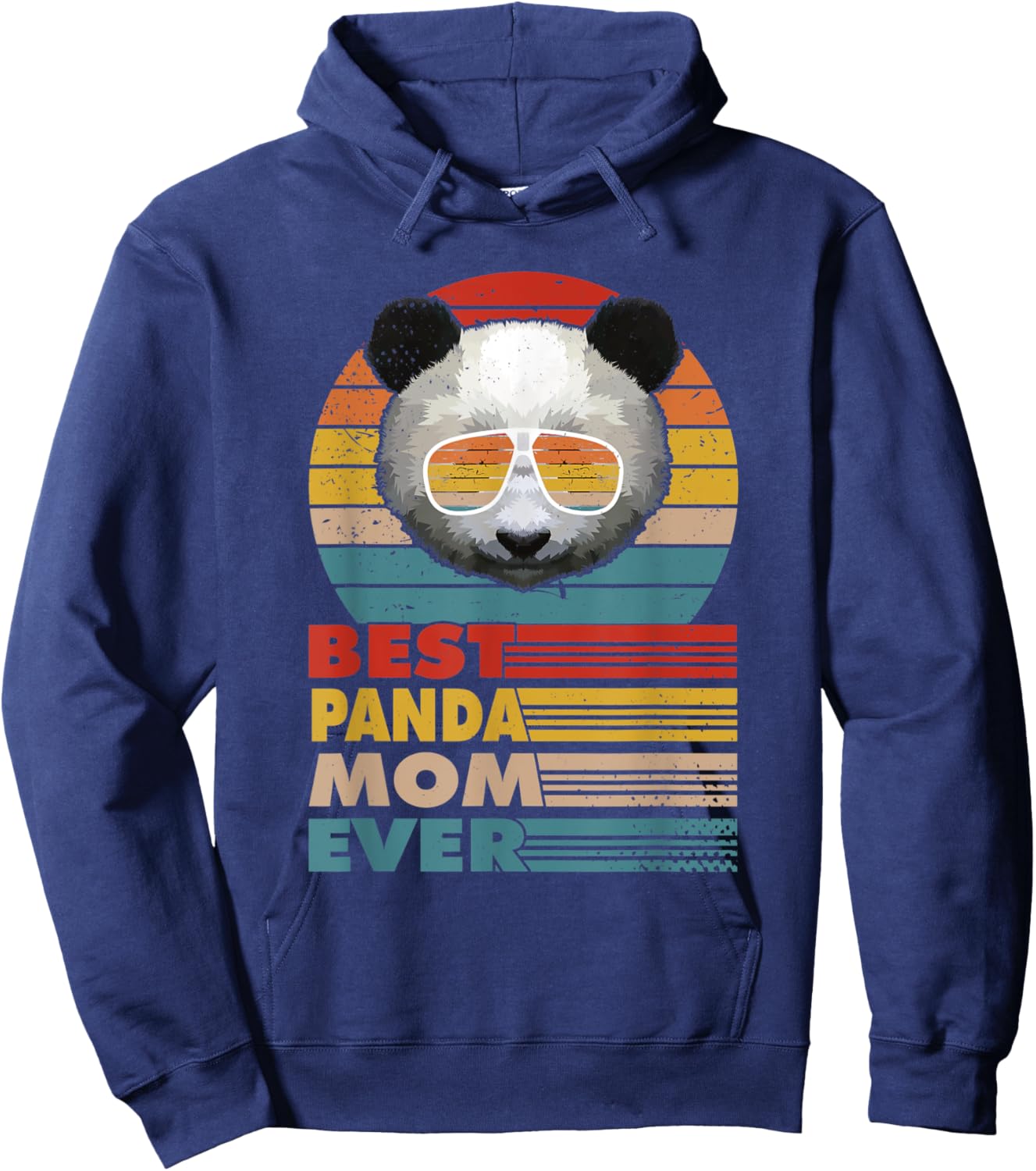 Best Panda Mom Ever for a Panda Lover Mothersday Hoodie - Hoodie | Navy