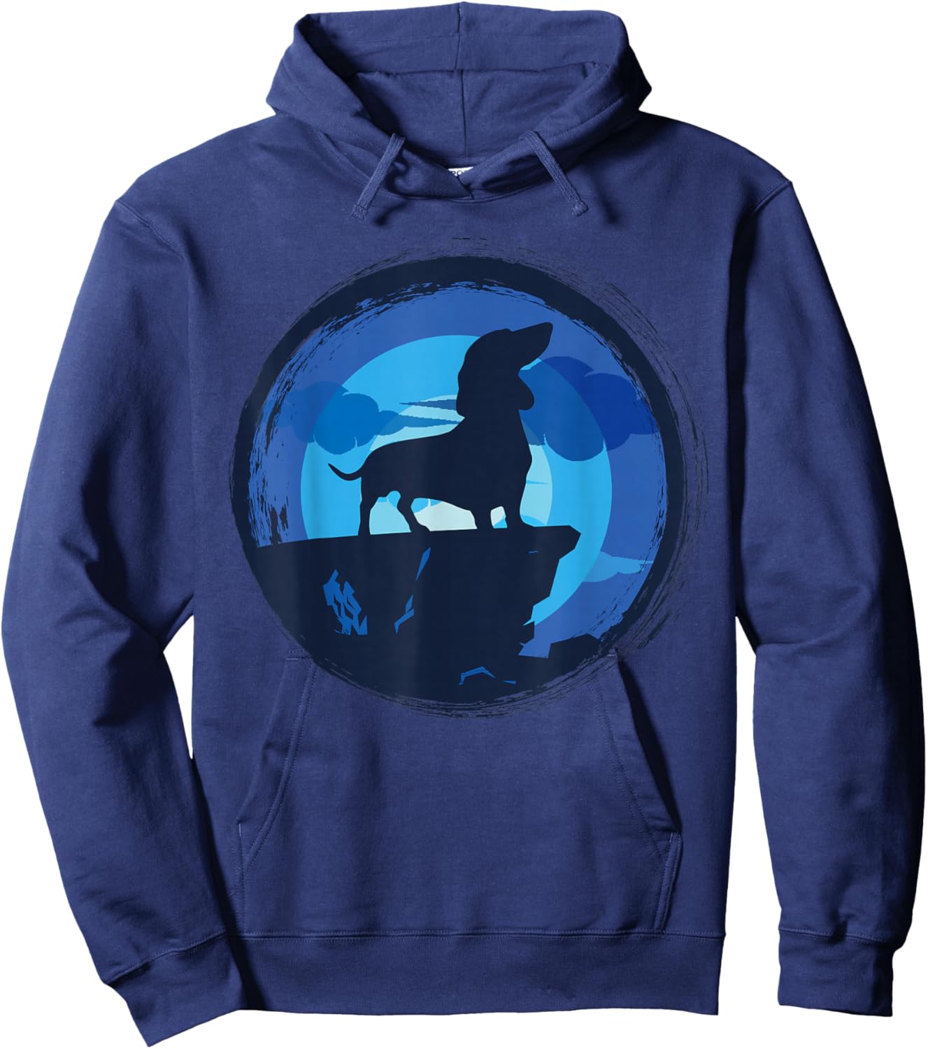 Dachshund Doxie Wiener Sausage Dog Hoodie - Hoodie | Navy