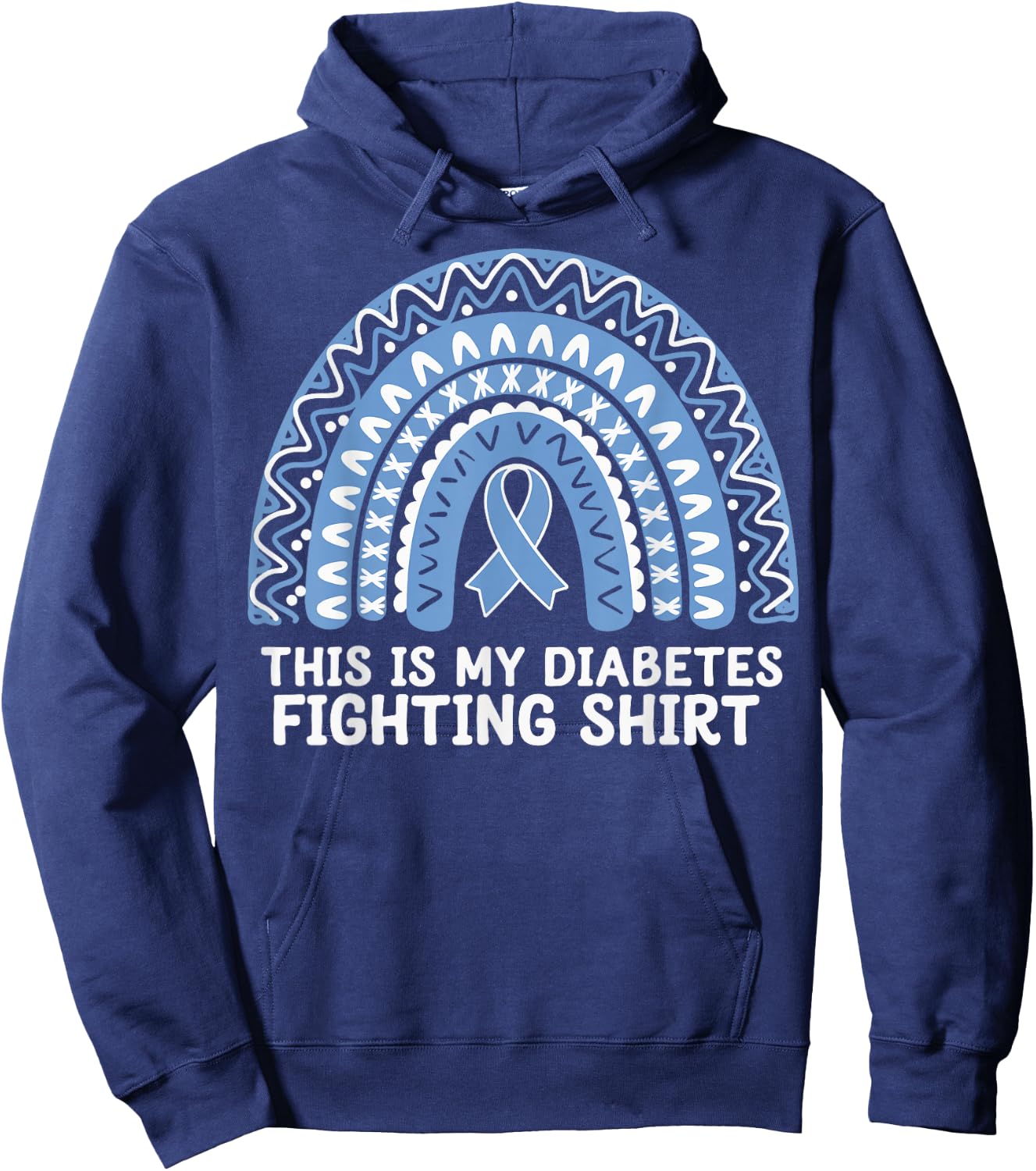 This Is My Diabetes Fighting Hoodie - Hoodie | Navy