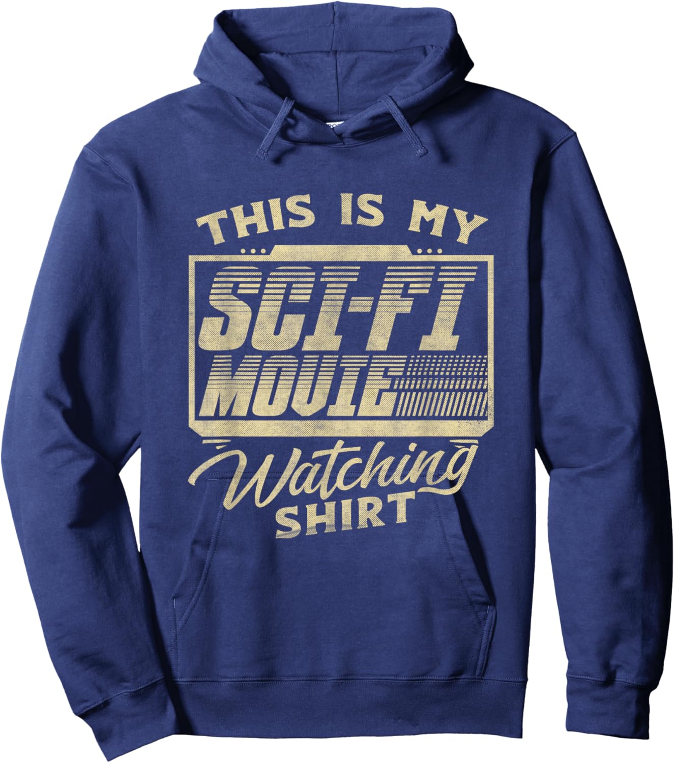 Funny Sci-Fi Movie Lover Graphic and Men Movie Fan Hoodie - Hoodie | Navy