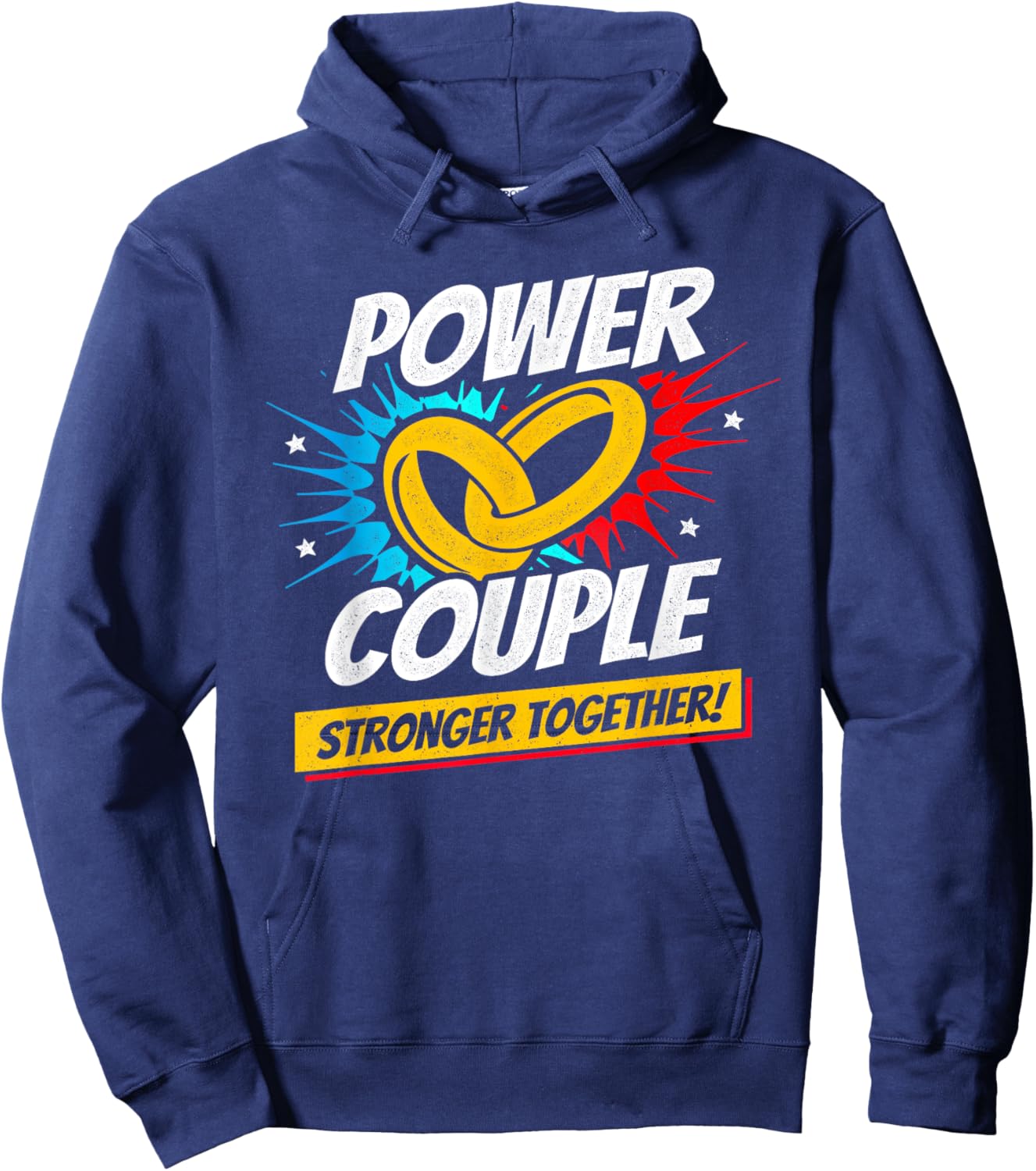 Married Couple - Wedding Reception - Wedding Anniversary Hoodie - Hoodie | Navy