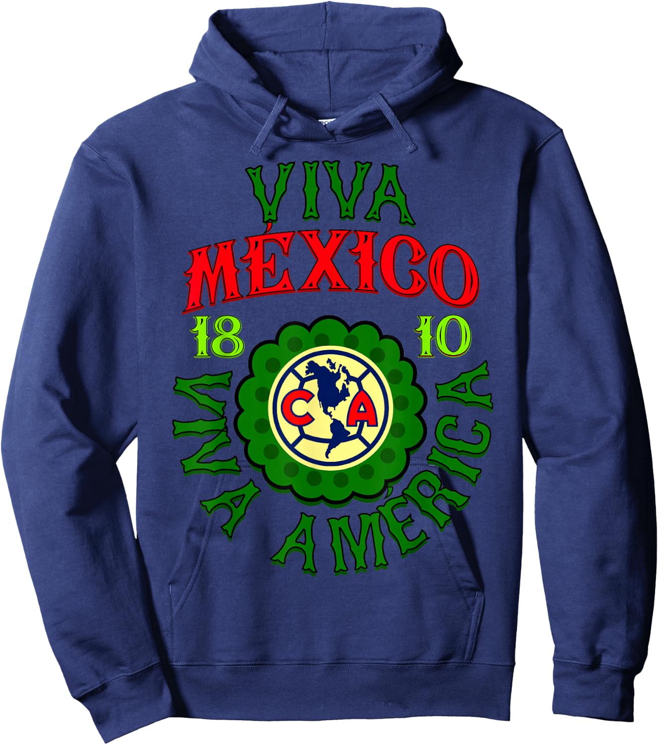 Club America - Mexico's Independence Day Hoodie - Hoodie | Navy