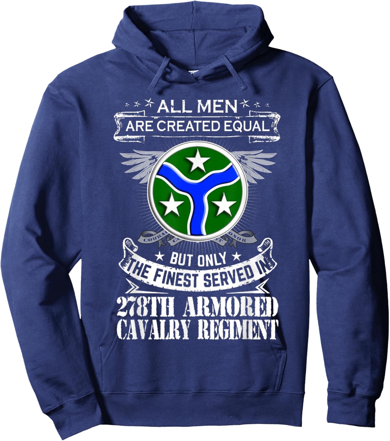 278th Armored Cavalry Regiment US Army Hoodie - Hoodie | Navy