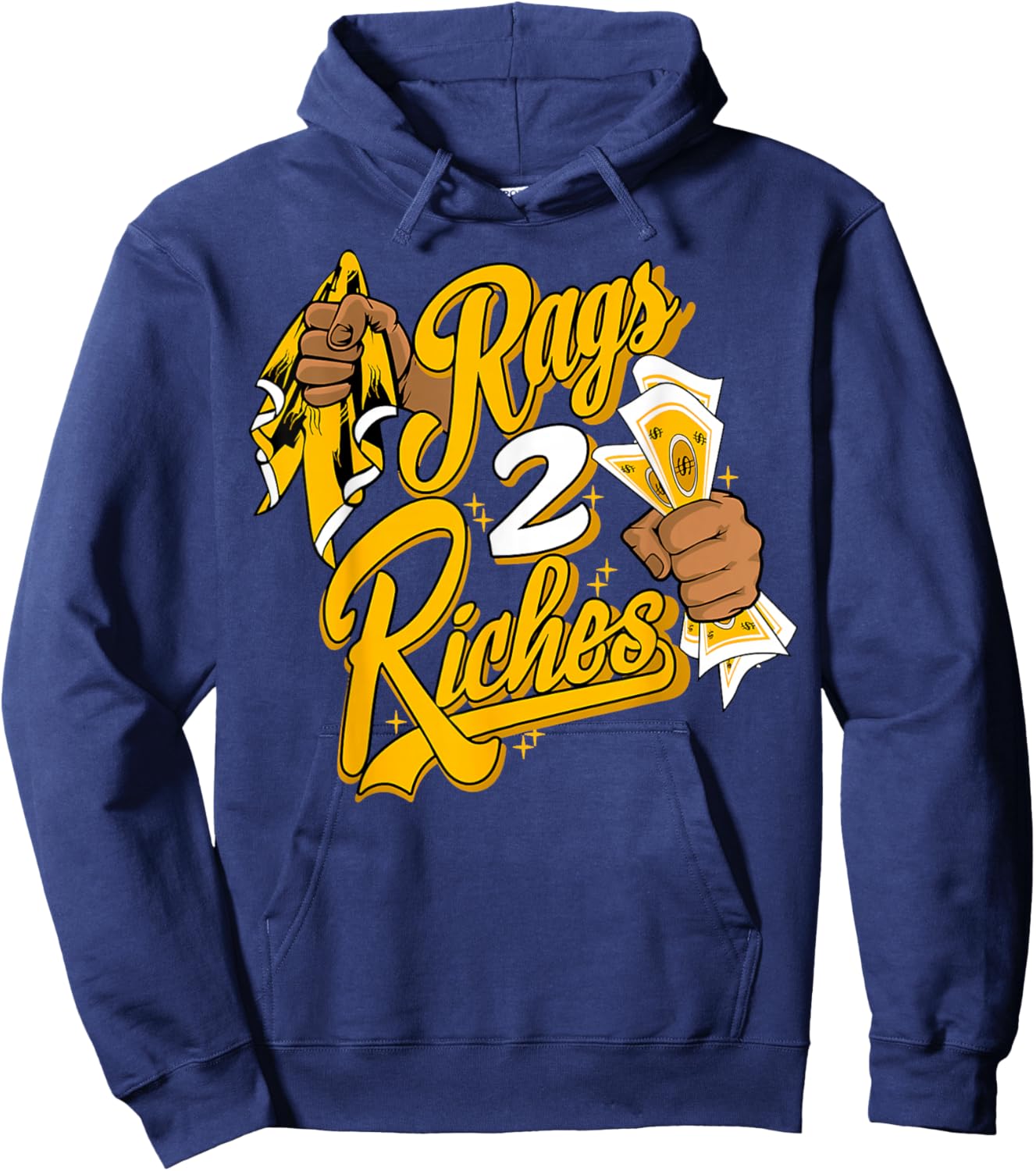 Retro 13 Del Sol Rag 2 Riches Streetwear Del Sol Pack of 13 Hoodie - Hoodie | Navy