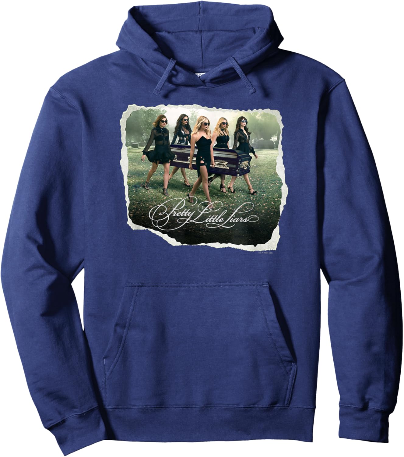 Pretty Little Liars Casket Bearer Group Photo Hoodie - Hoodie | Navy