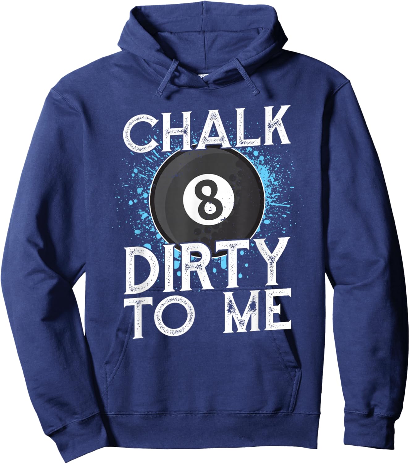 Billiard Pool Player Billiard Table - 8-Ball Billiard Player Hoodie - Hoodie | Navy