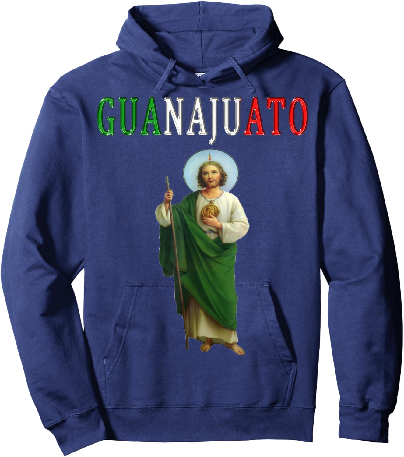 San Judas Tadeo Guanajuato Designs camisa mexican mexico Hoodie - Hoodie | Navy