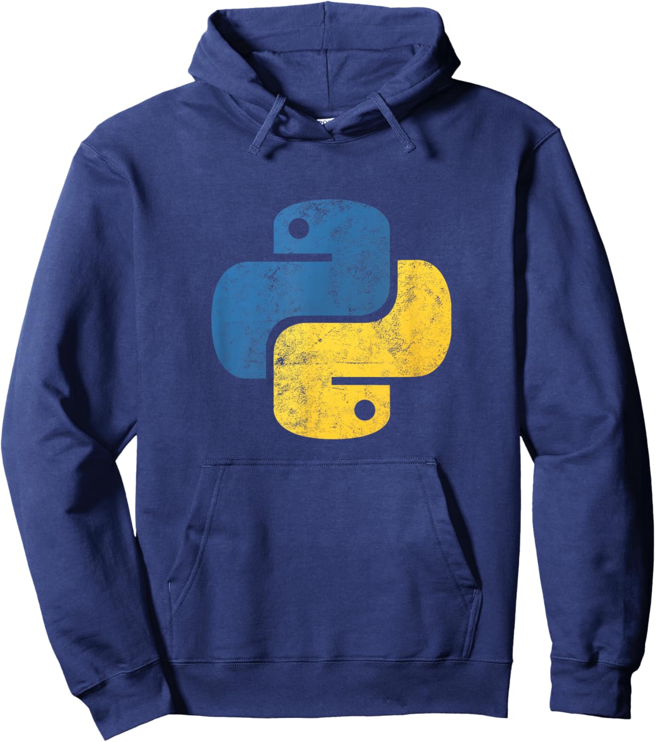 Python Programming Logo for Programmers Hoodie - Hoodie | Navy