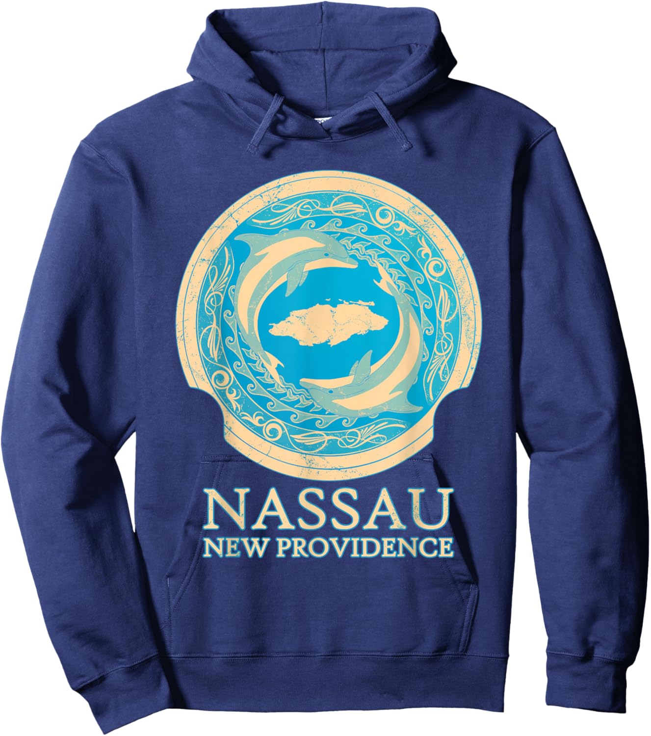 Nassau New Providence Bahamas Hoodie - Hoodie | Navy