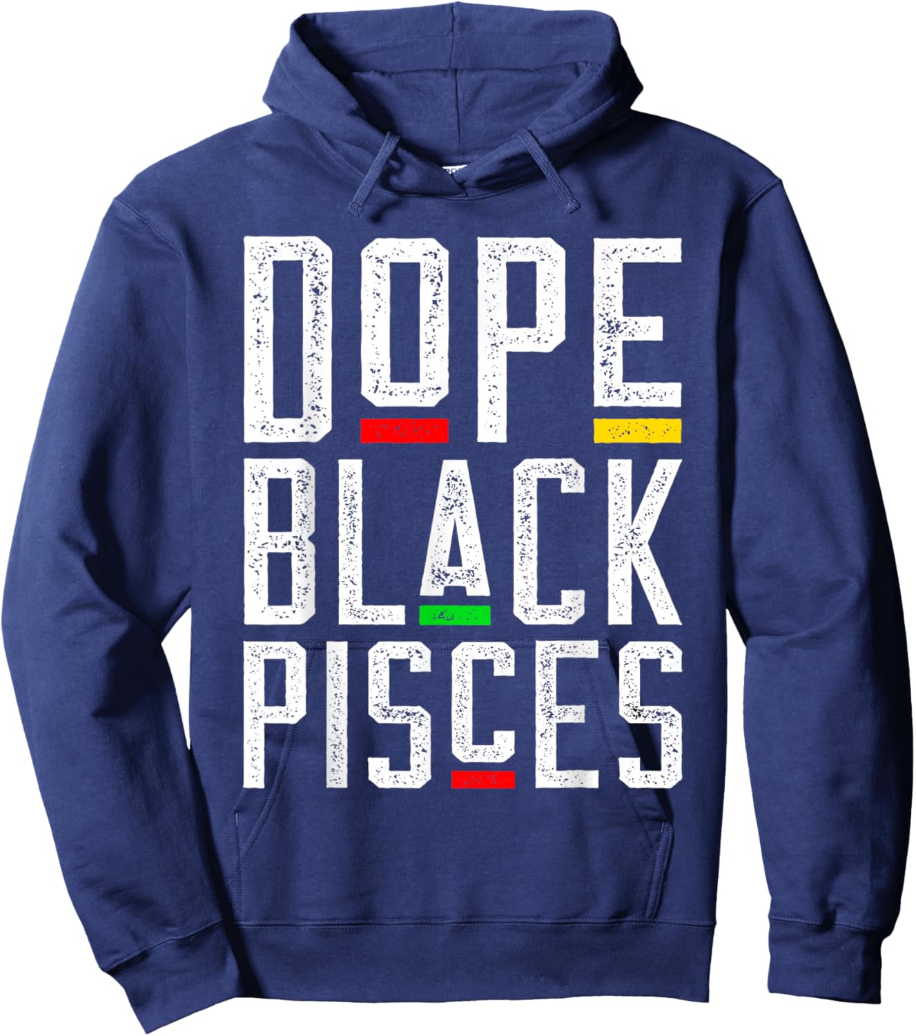 Dope Black Pisces Zodiac Sign Astrology Hoodie - Hoodie | Navy
