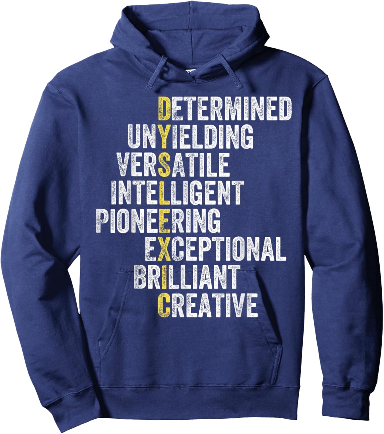 Dyslexic Therapy Shirt Adult Funny Therapist Squad Dyslexia Hoodie - Hoodie | Navy