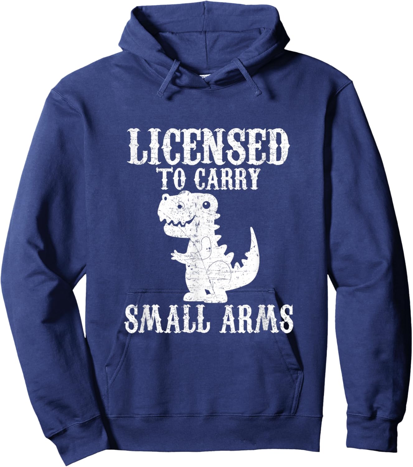 Shooter Cannon Rifle Bullet Licensed to Carry Small Arms Hoodie - Hoodie | Navy