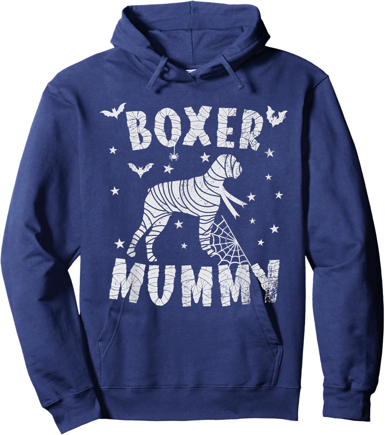 Boxer Dog Mama - Halloween Hoodie - Hoodie | Navy