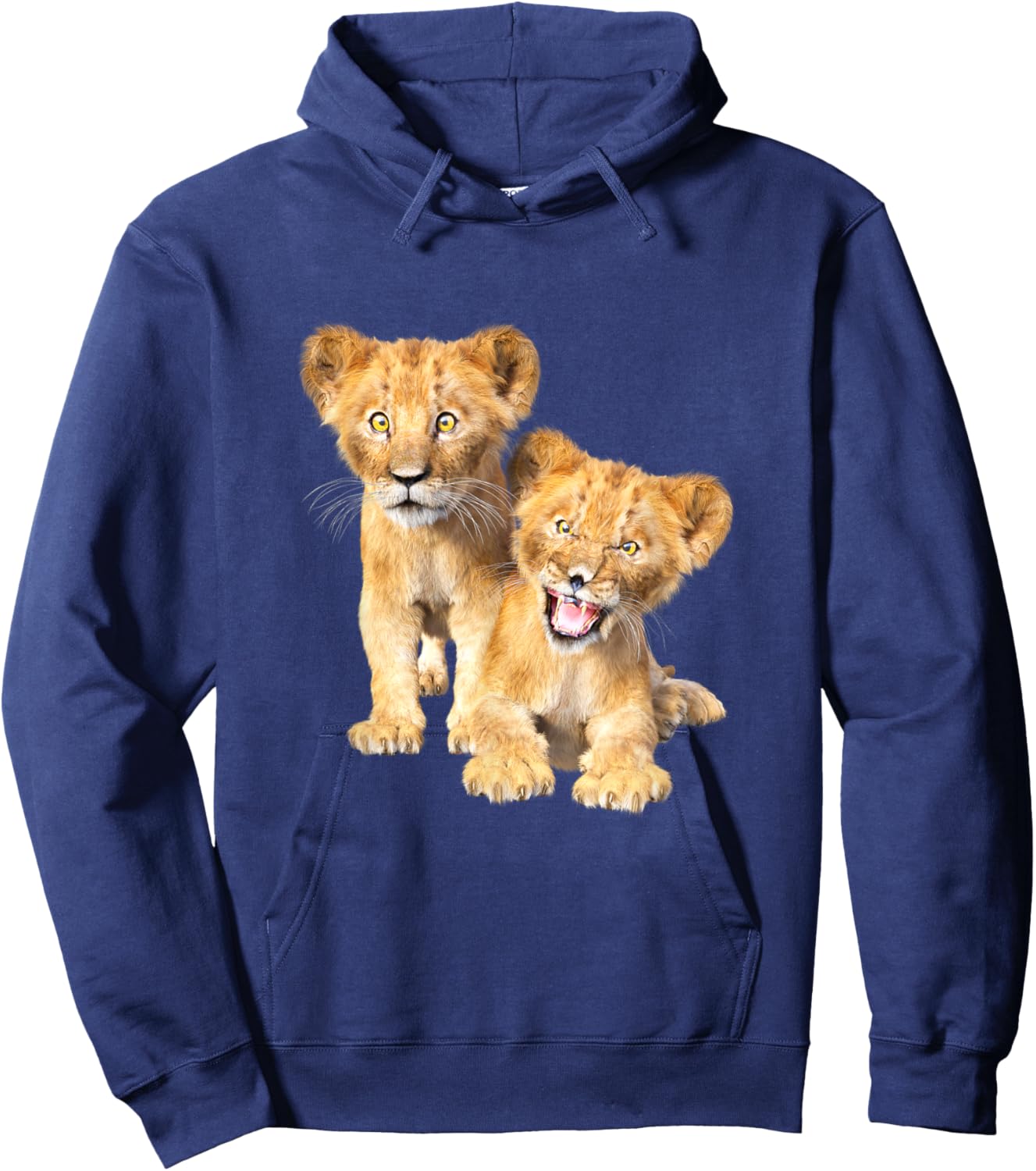 Lion, lion child, lion cub, sign lion Hoodie - Hoodie | Navy