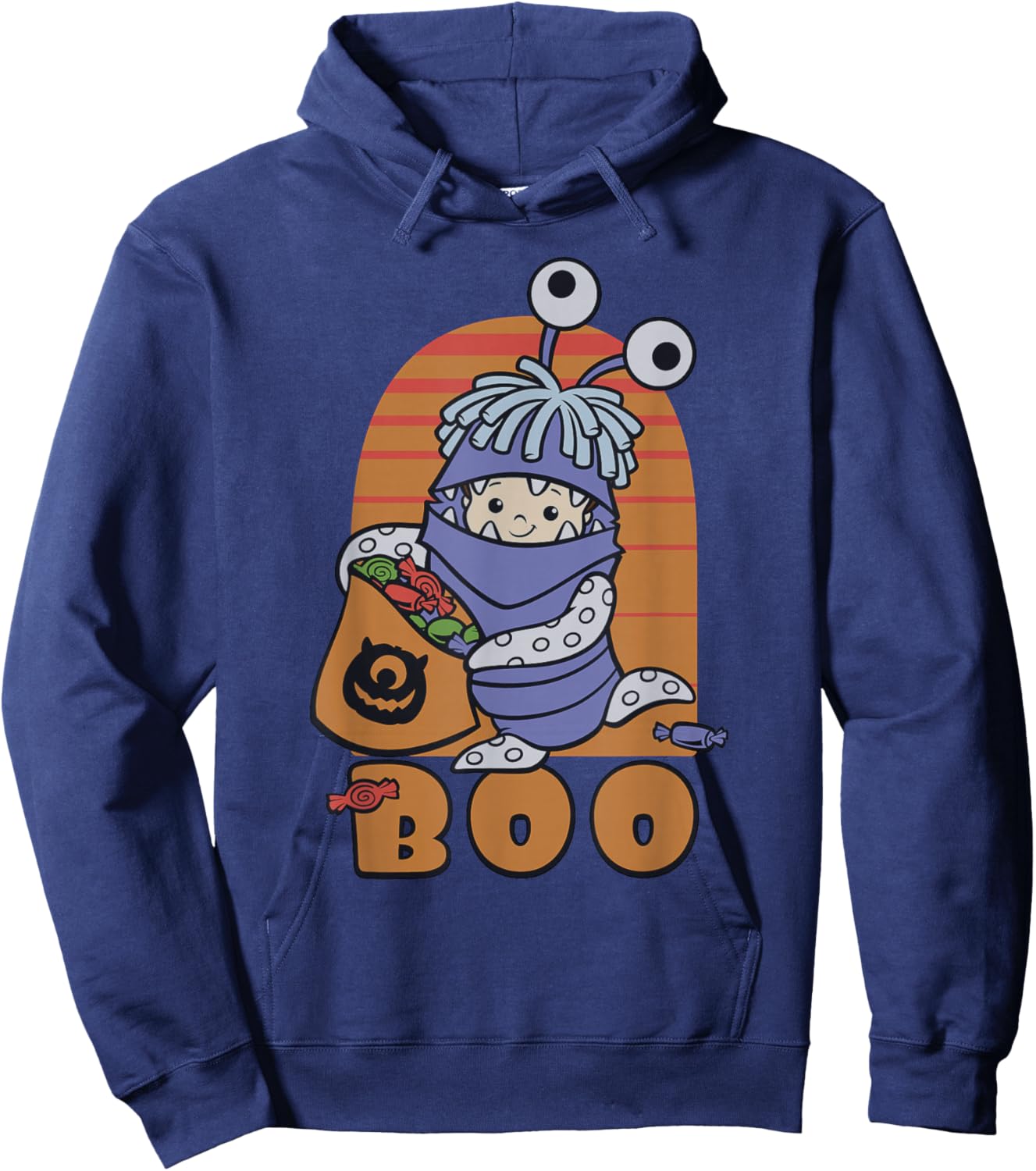 Disney Pixar Monster Inc Boo Halloween Hoodie - Hoodie | Navy