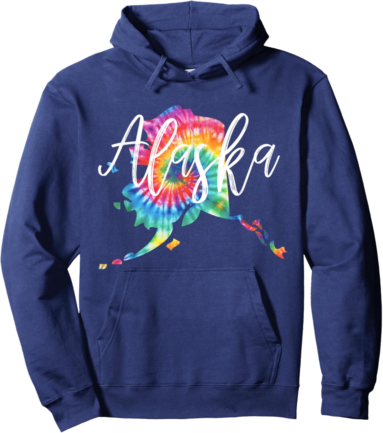 Alaska Tie Dye Hoodie - Hoodie | Navy