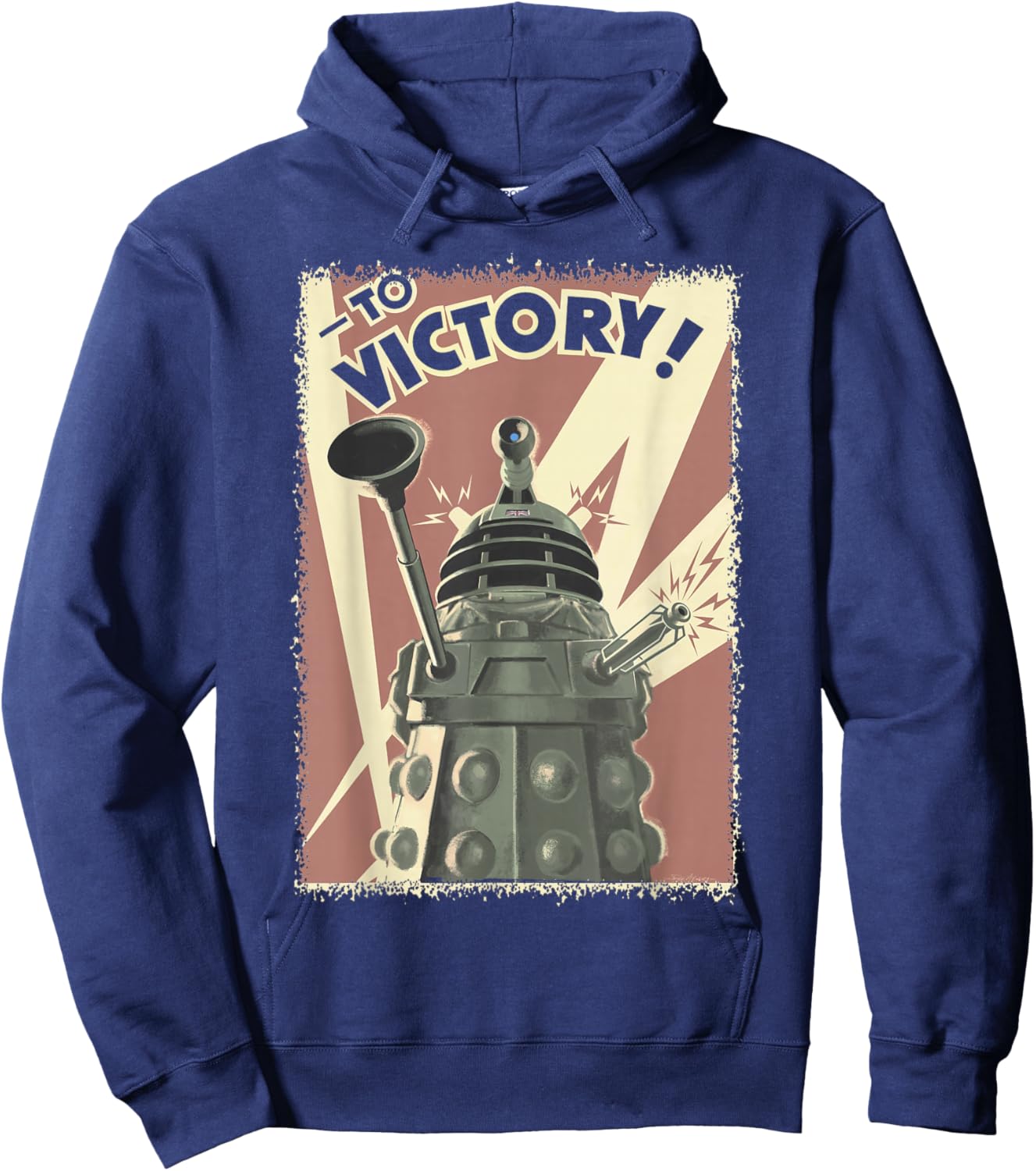 Doctor Who Propoganda Dalek Sci-Fi Fan 60th Anniversary Hoodie - Hoodie | Navy