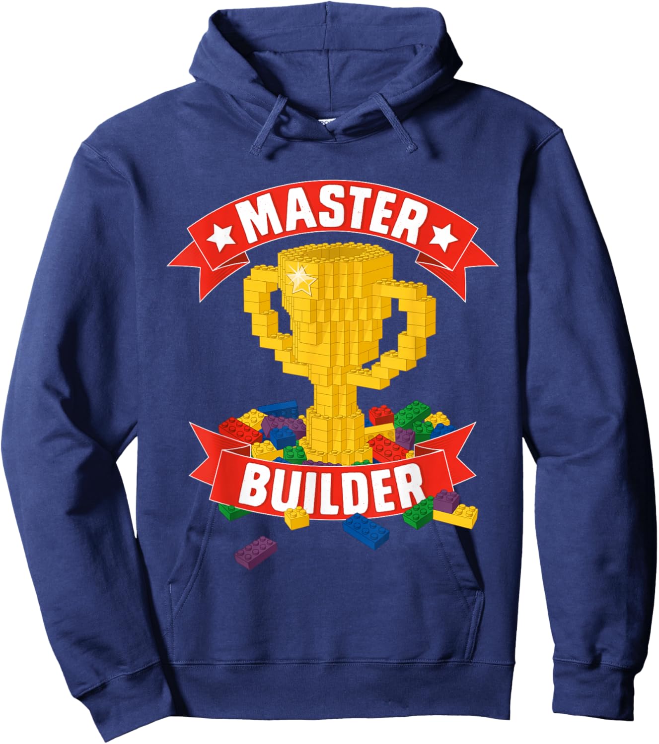 Master Builder Building Blocks Hoodie - Hoodie | Navy