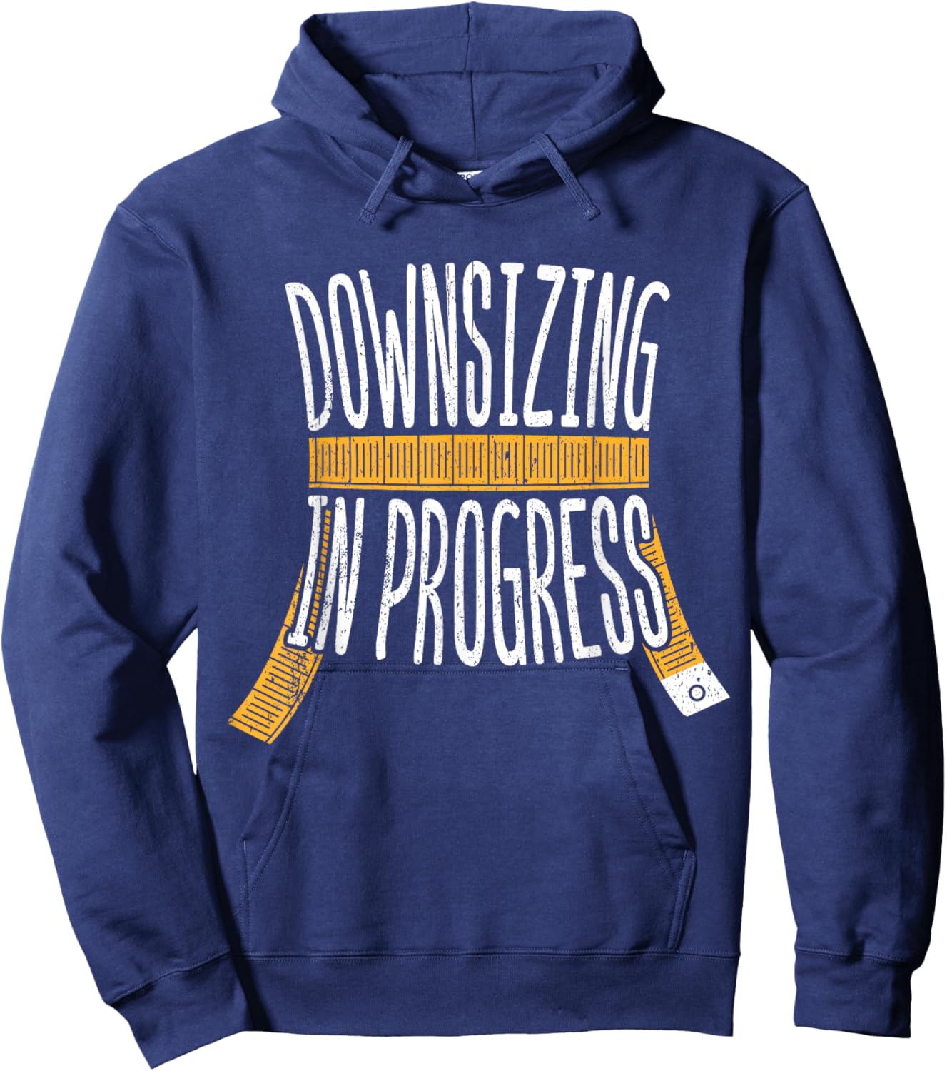 Downsizing in progress - weight workout gastric bypass Hoodie - Hoodie | Navy