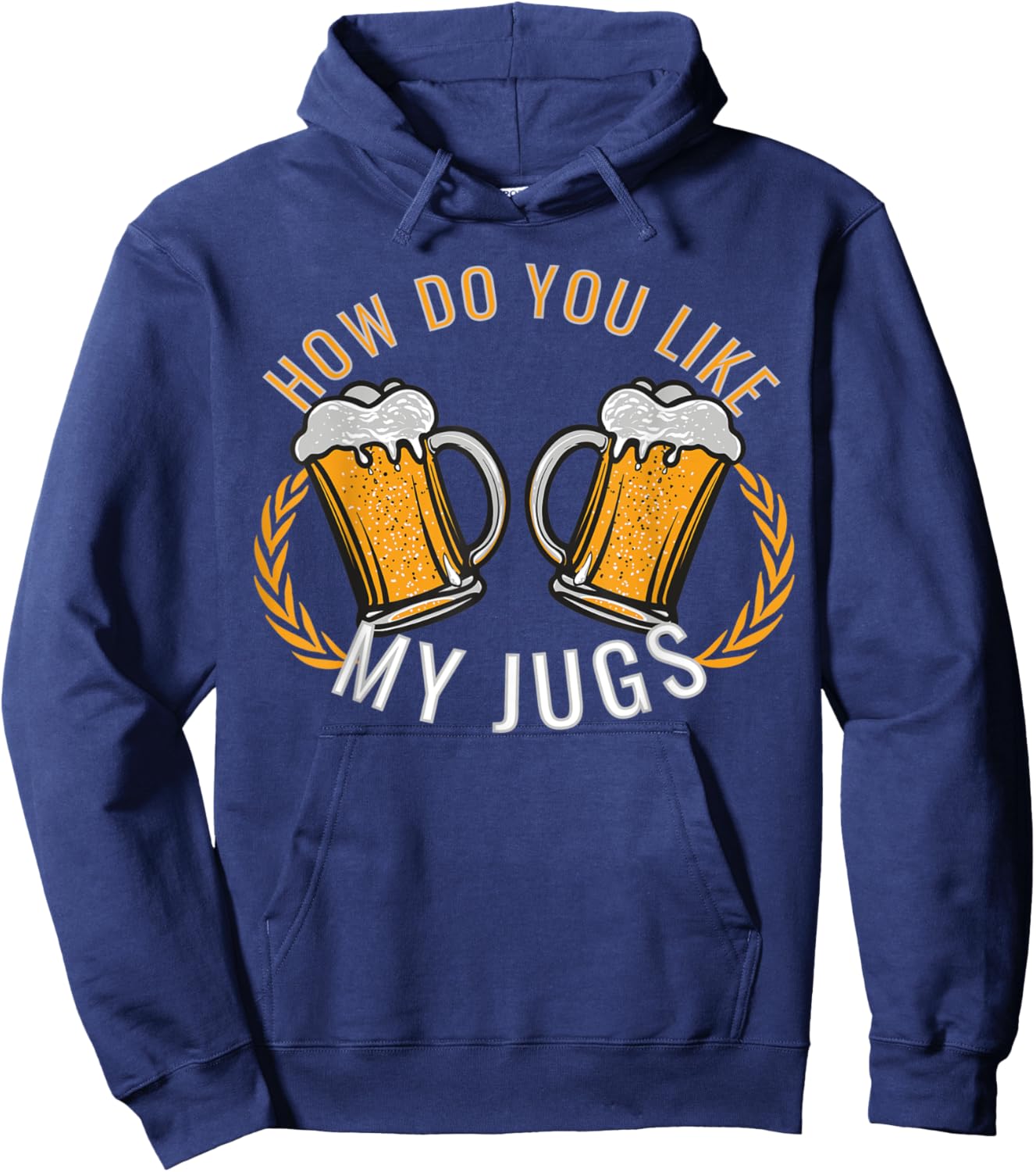 Fun Beer Drinking apparel Oktoberfest Jugs Costume Hoodie - Hoodie | Navy