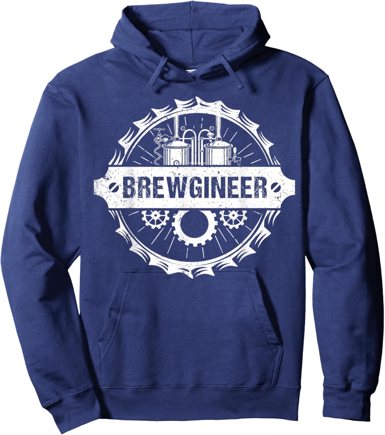 Brewgineer Beer Brewer Beergineer Homebrew Hoodie - Hoodie | Navy