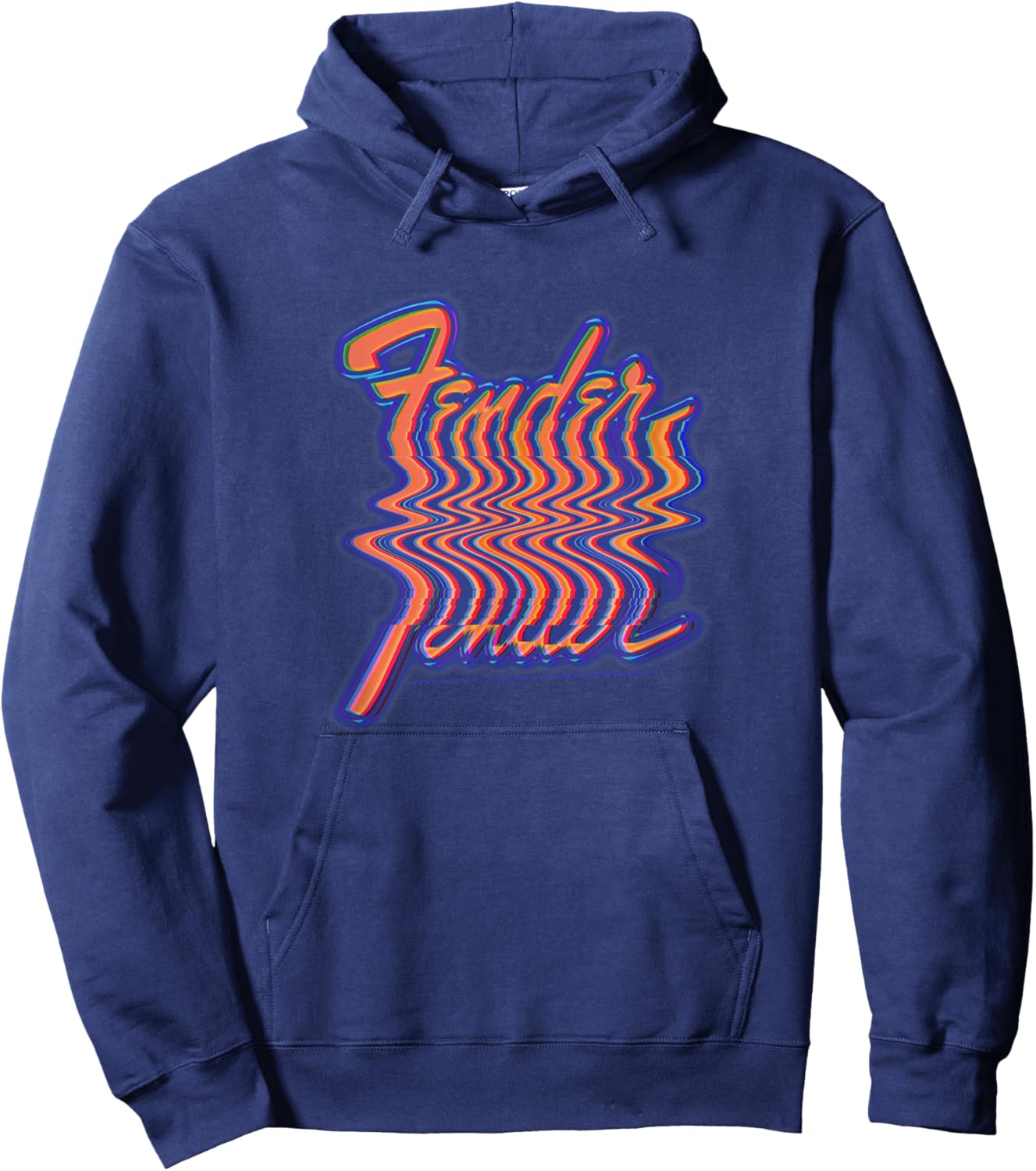 Fender VHS Blur Hoodie - Hoodie | Navy
