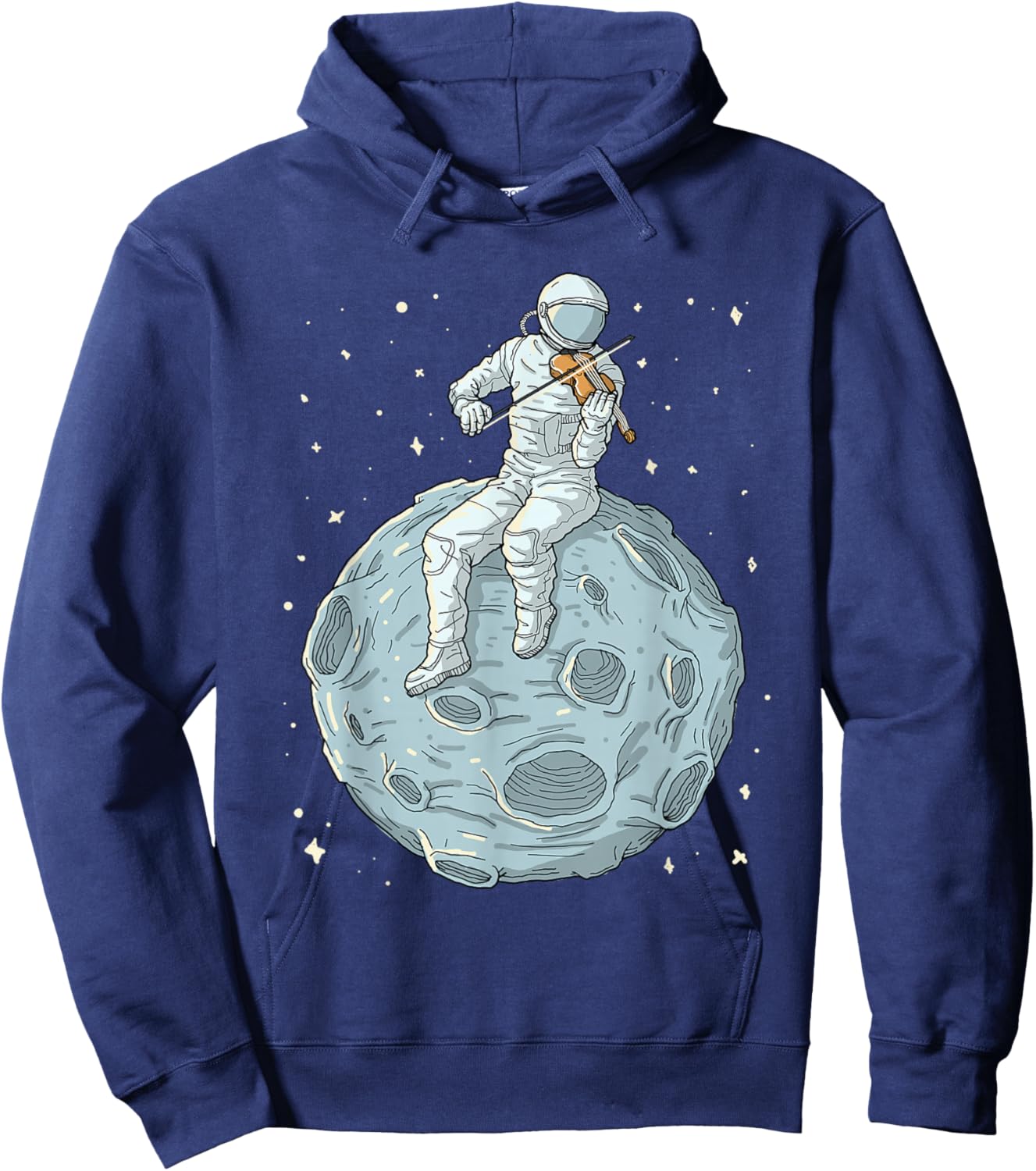 Astronaut Violin Player Violinist Viola Classical Music Hoodie - Hoodie | Navy