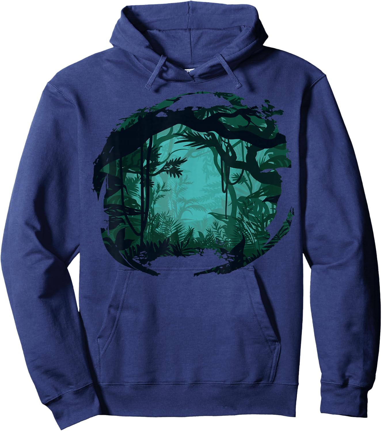 Mountain, Nature Trees and Jungle Hoodie - Hoodie | Navy
