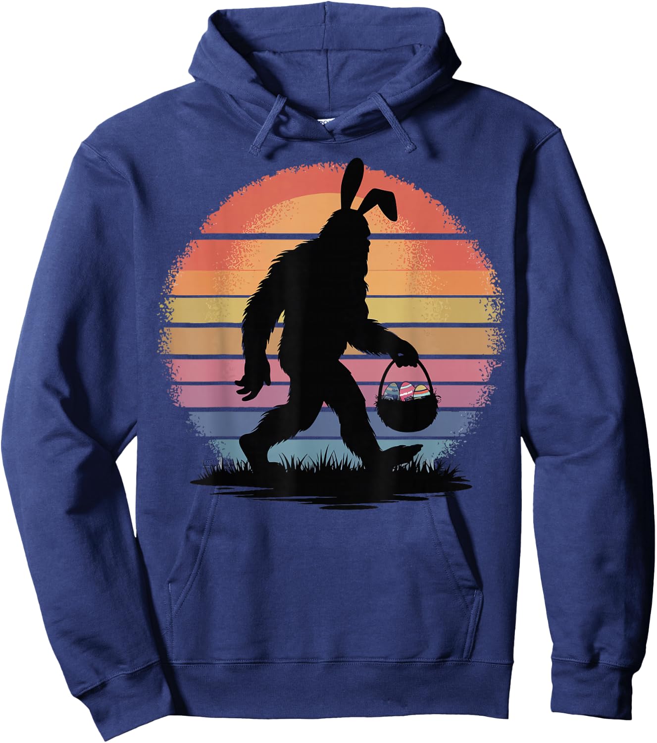 Easter Bigfoot Hoodie - Hoodie | Navy