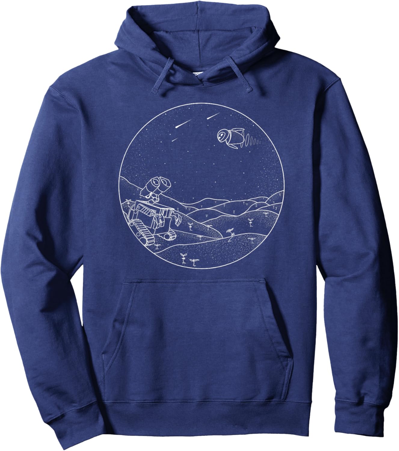 Disney Pixar Wall-E Celestial Night EVE Flight Hoodie - Hoodie | Navy