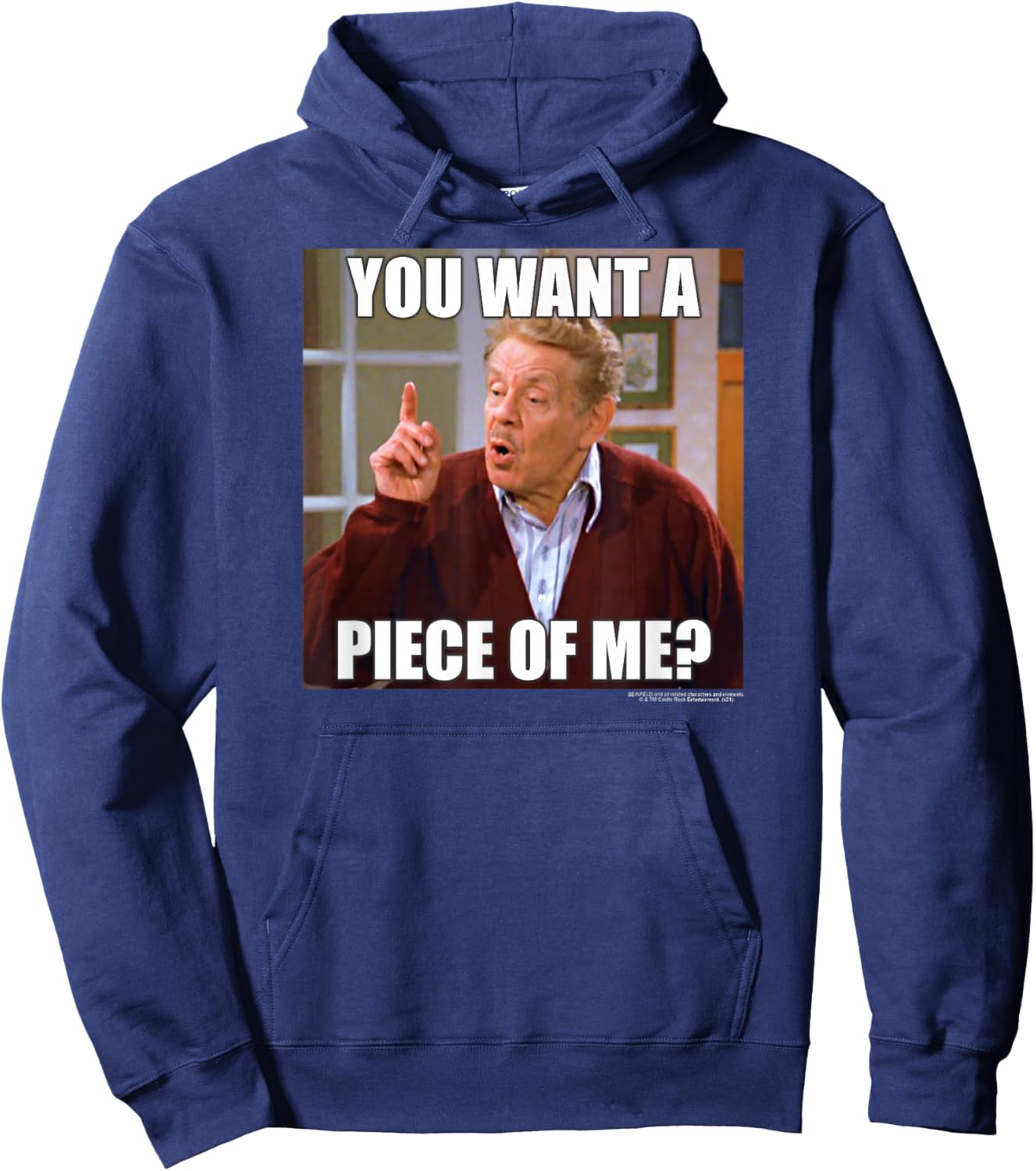 Seinfeld You Want A Piece of Me? Hoodie - Hoodie | Navy