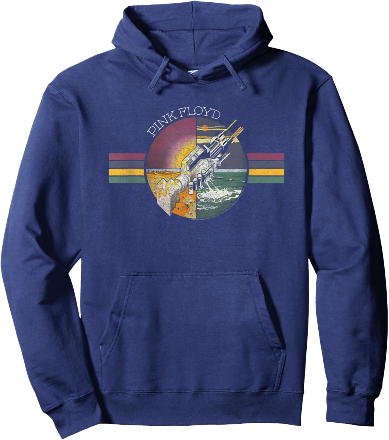Pink Floyd Welcome to the Machine Hoodie - Hoodie | Navy