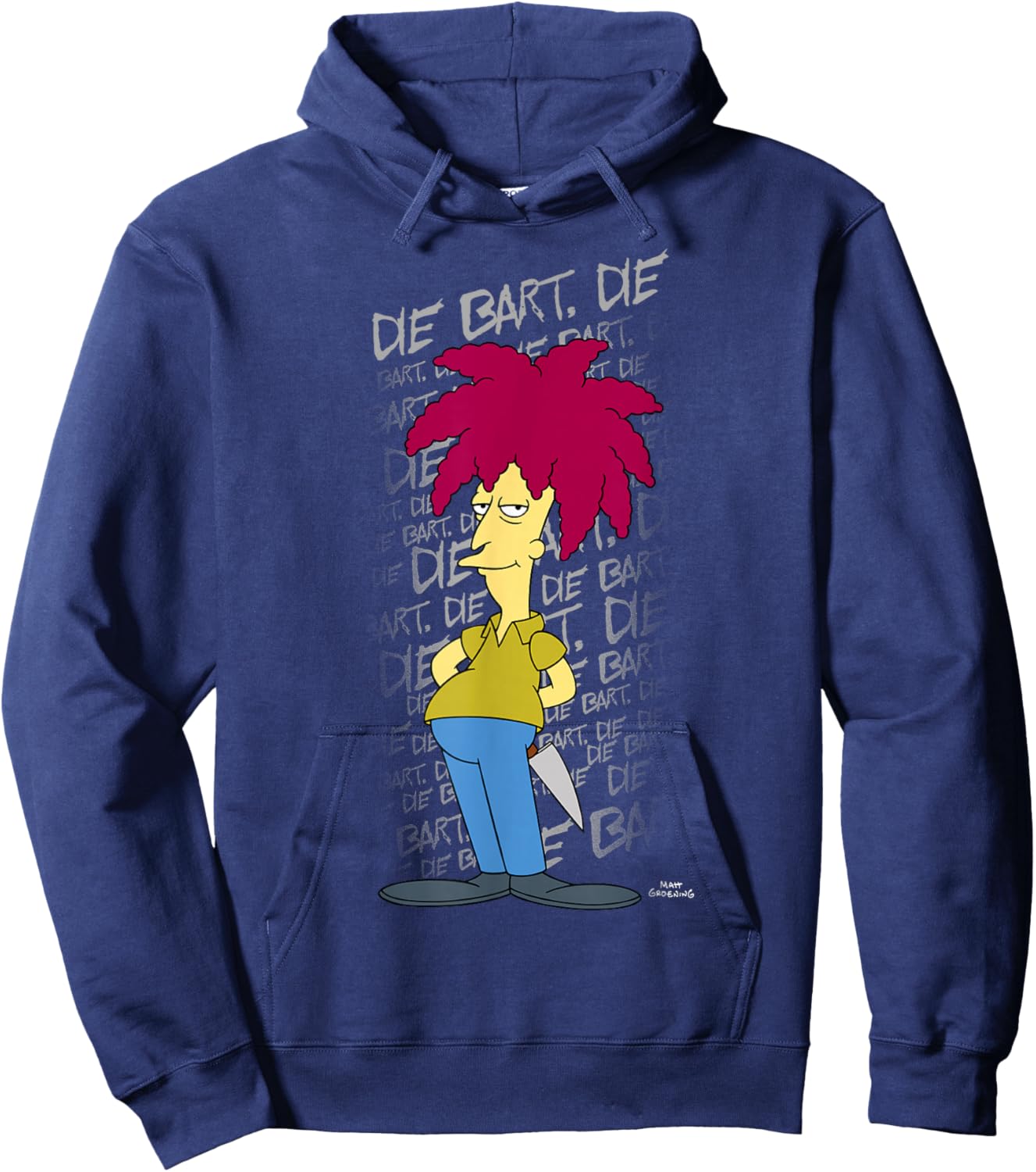 The Simpsons Sideshow Bob Die Bart Die V1 Hoodie - Hoodie | Navy