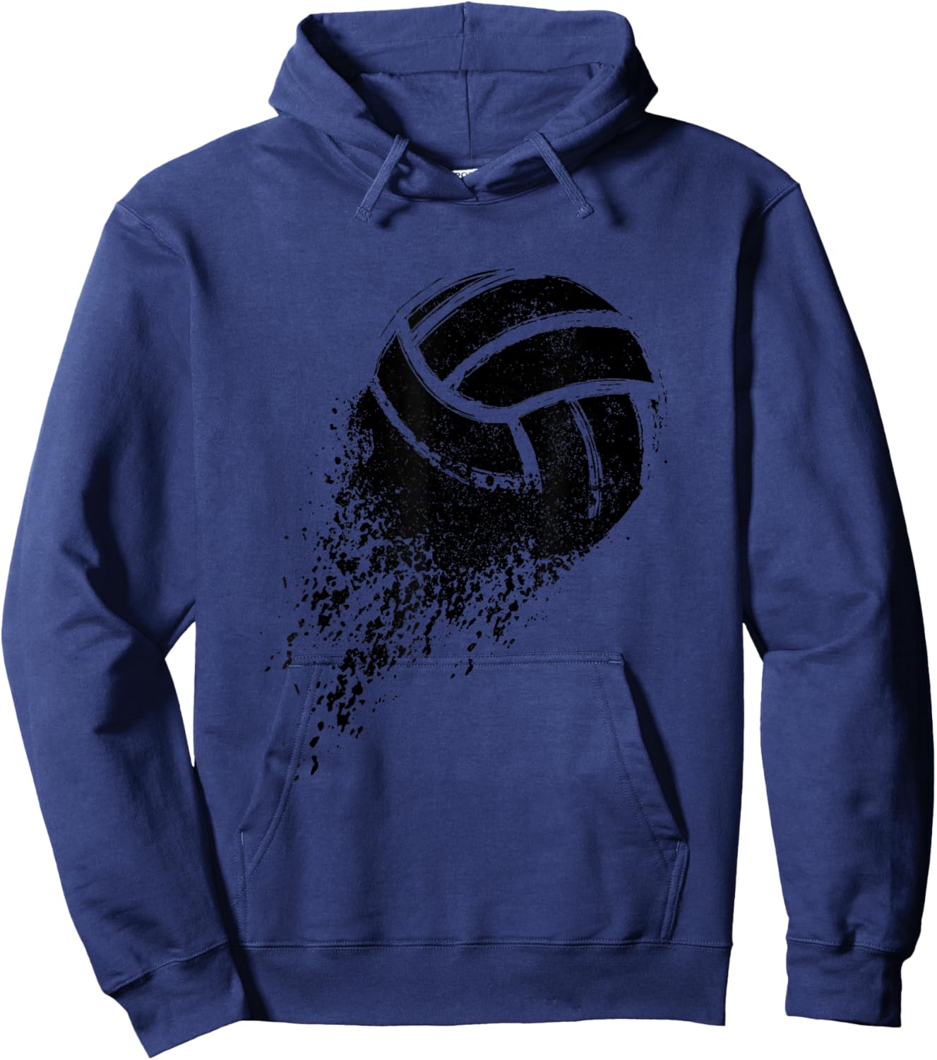 Volleyball Vintage Retro Sport Volleyball Player Hoodie - Hoodie | Navy