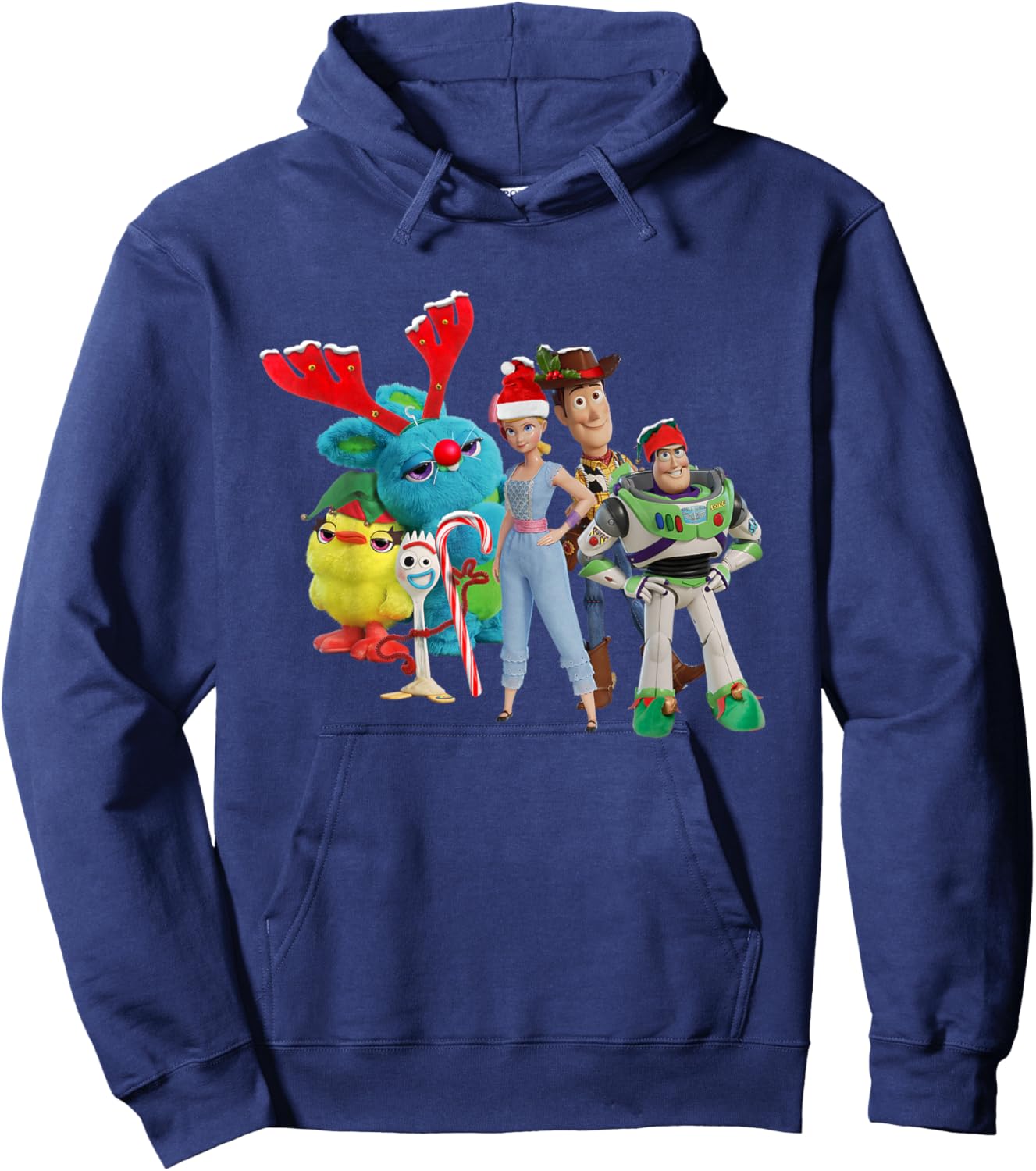 Disney Pixar Toy Story 4 Characters Holiday Hoodie - Hoodie | Navy