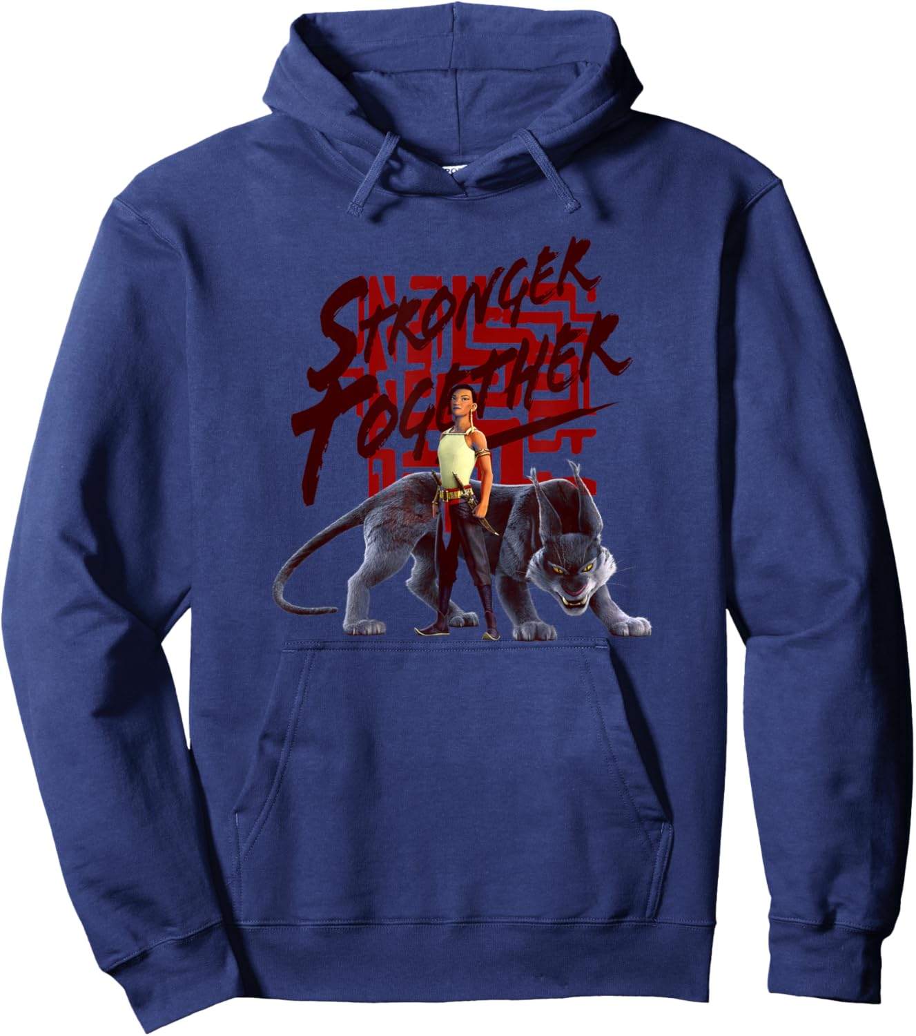 Disney Raya And The Last Dragon Namaari Power Duo Hoodie - Hoodie | Navy