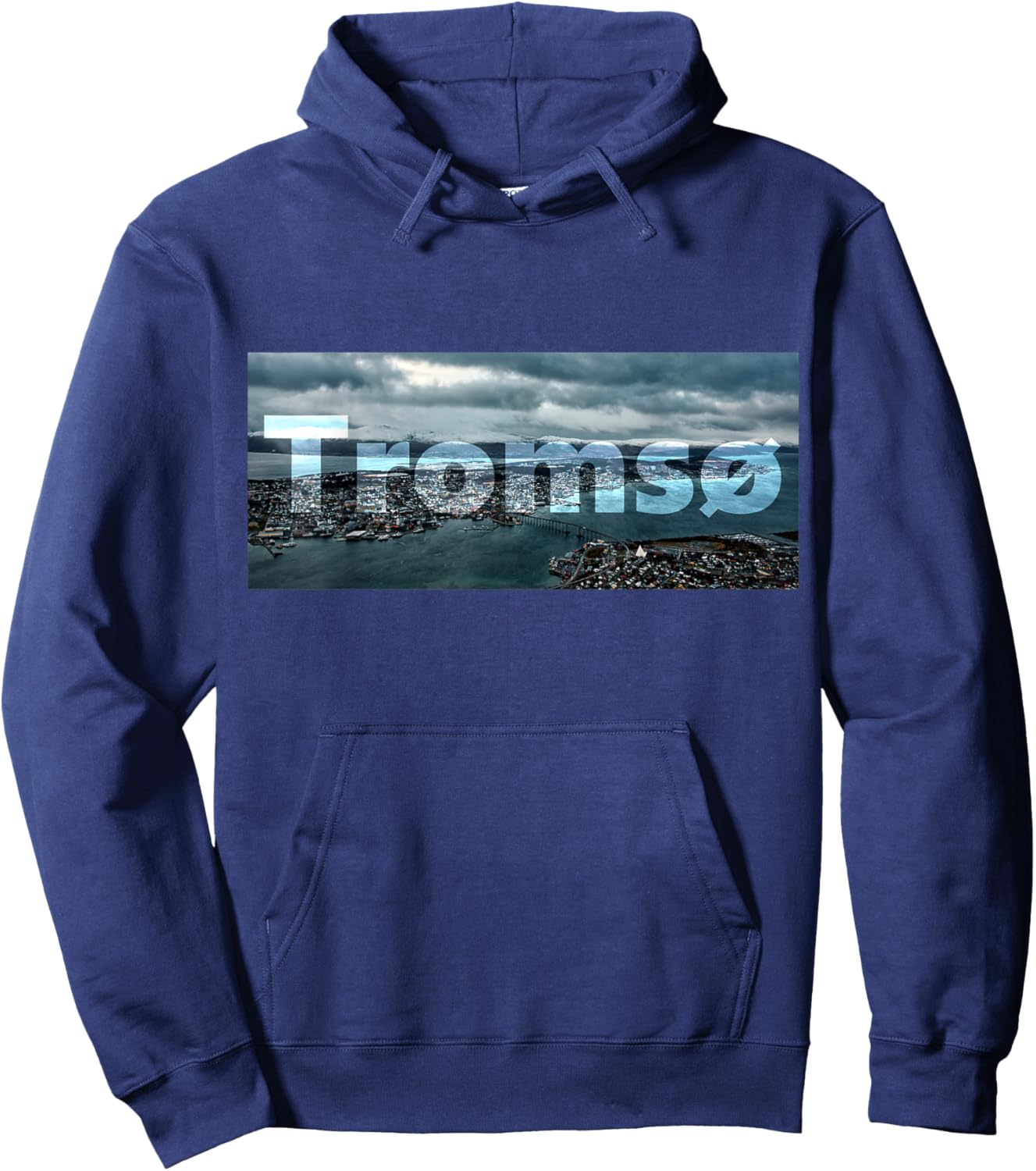 Tromsø - right from the arctic circle Hoodie - Hoodie | Navy