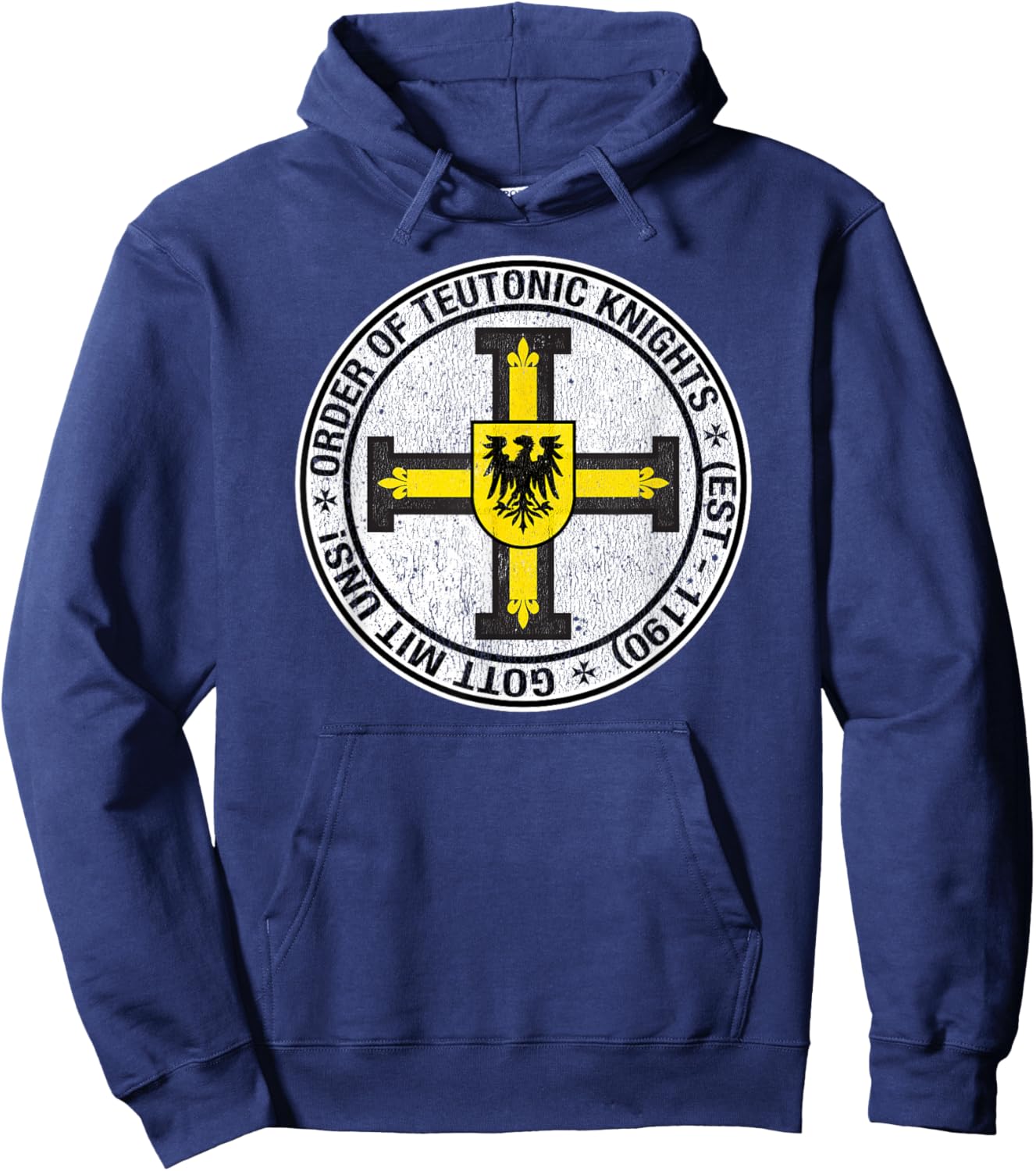 Signs and Symbols Order of the Knights Teutonic Coat of Arms Hoodie - Hoodie | Navy