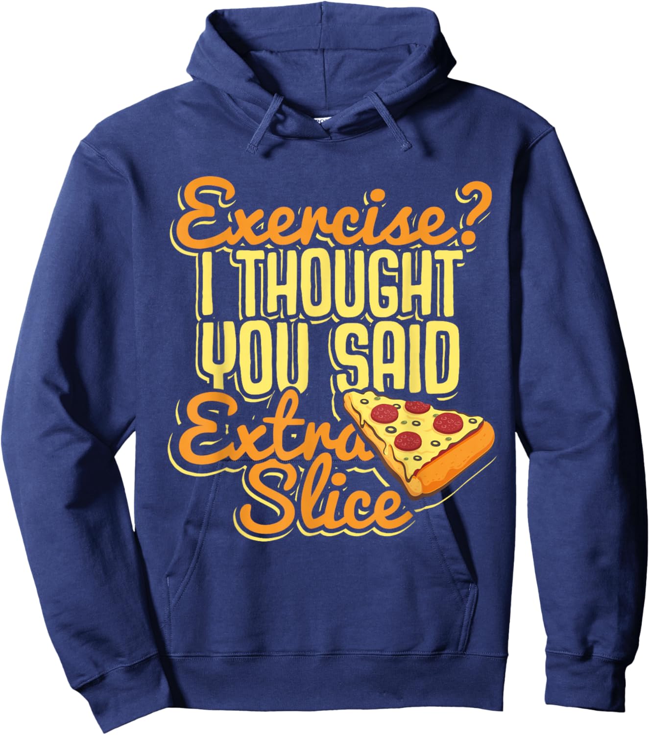 Pizza Pizzeria Italian Food Gift Hoodie - Hoodie | Navy