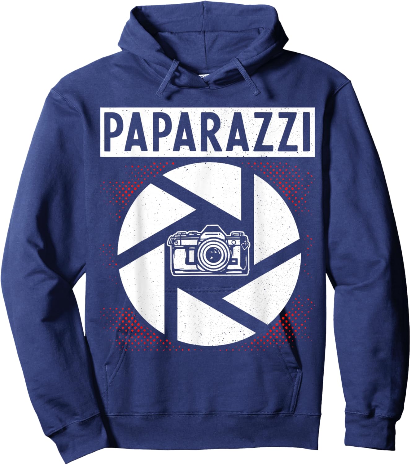 Photography Camera Lens Retro Paparazzi Hoodie - Hoodie | Navy