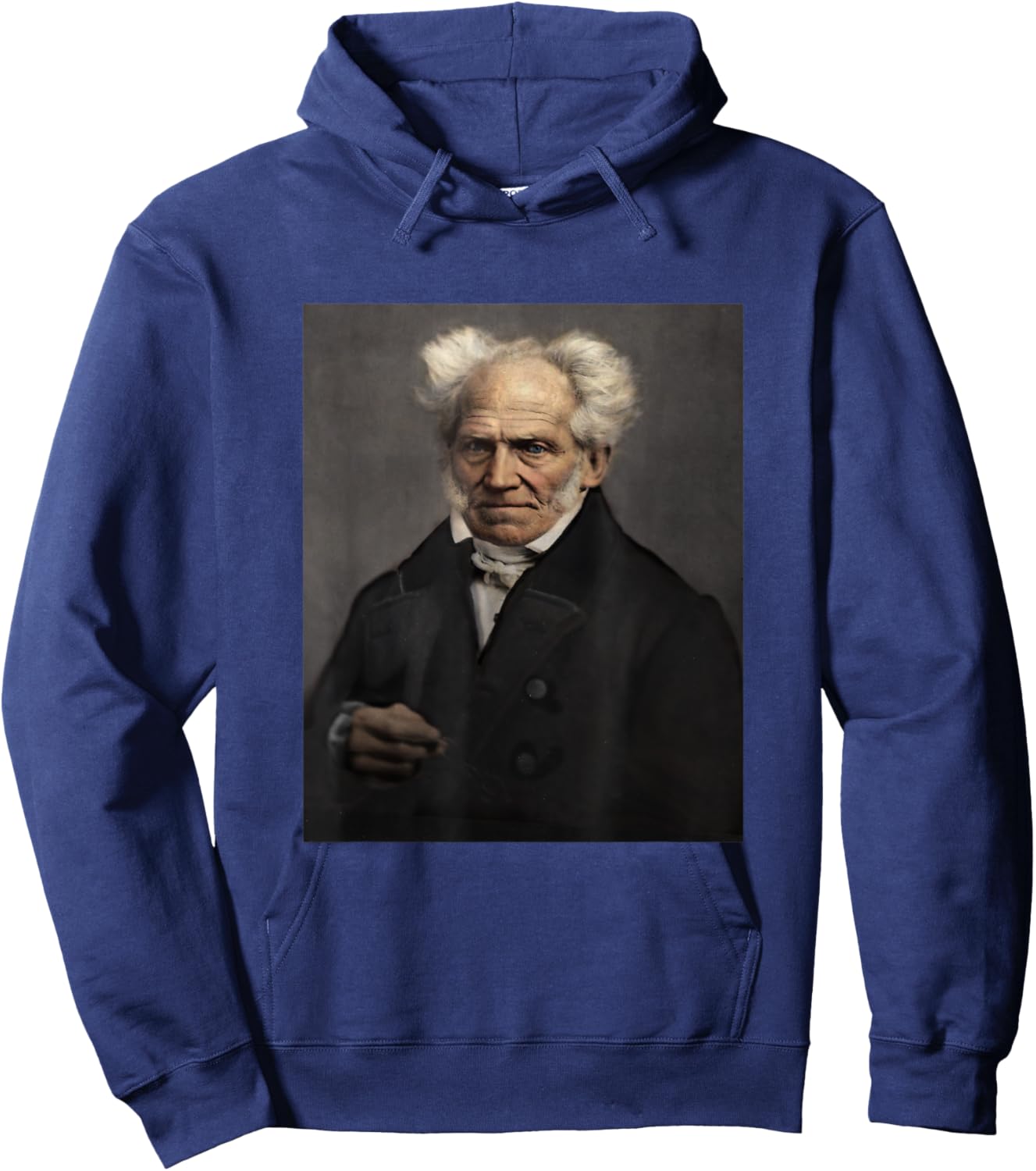 Arthur Schopenhauer German Philosopher Dark Philosophy Hoodie - Hoodie | Navy