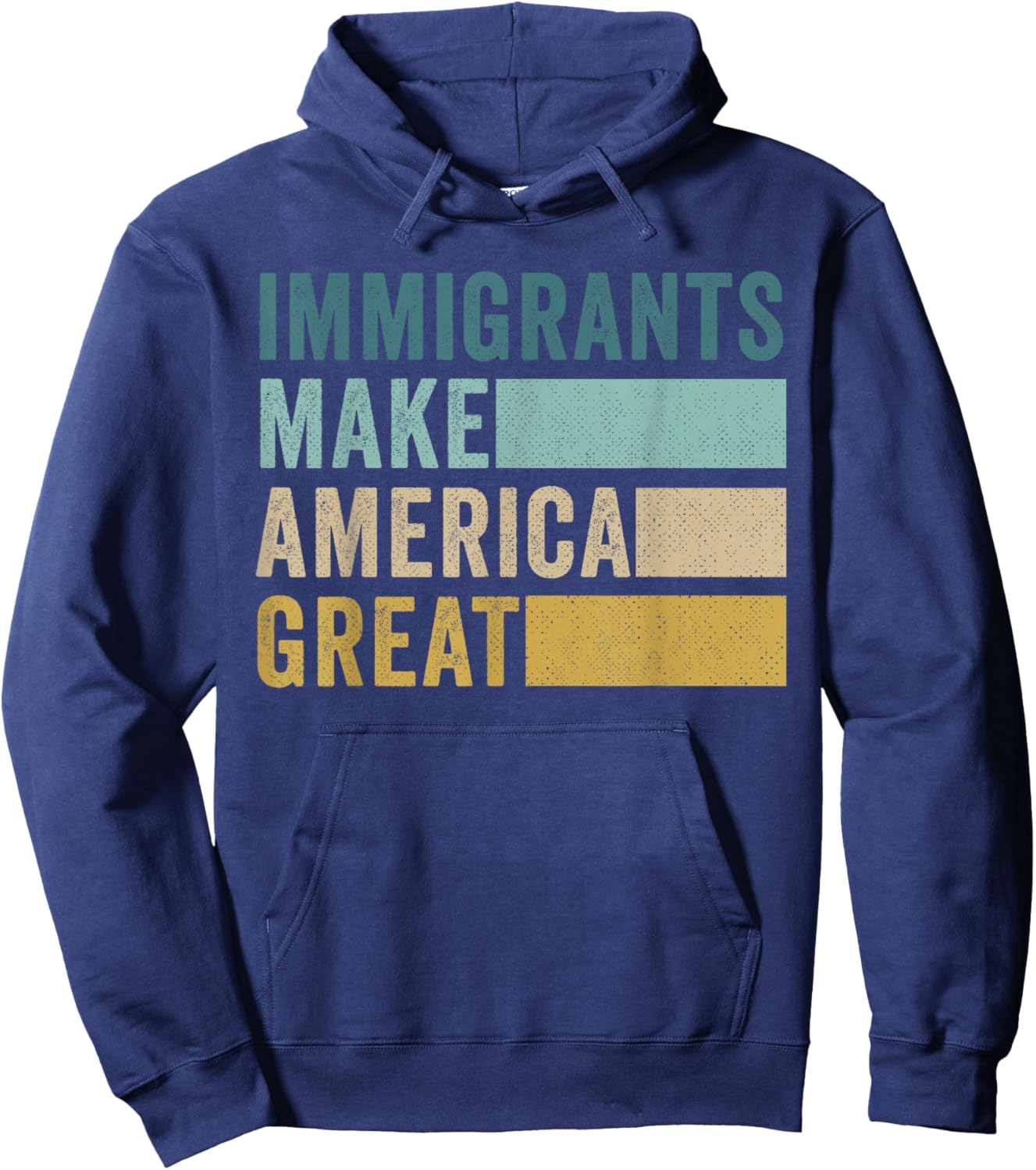 Immigrants Make America Great Hoodie - Hoodie | Navy