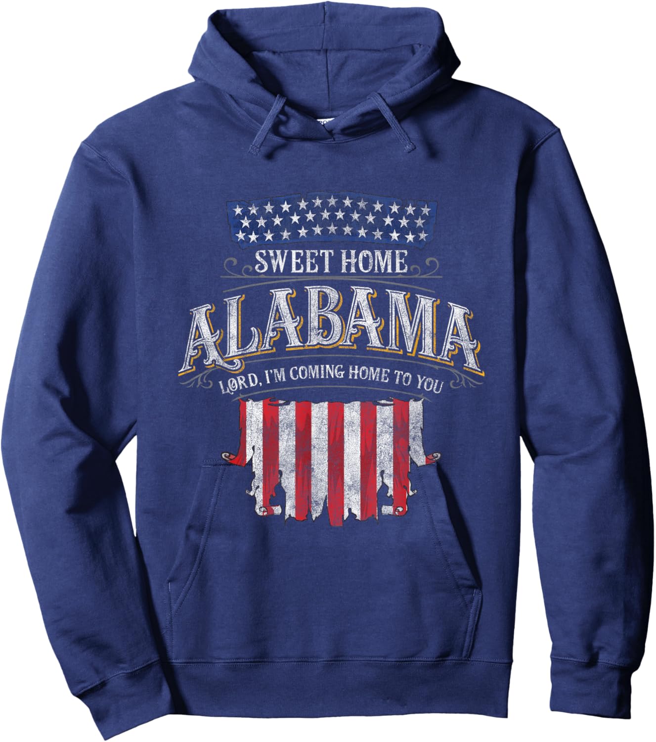 LyricVerse - Sweet Home Alabama Hoodie - Hoodie | Navy