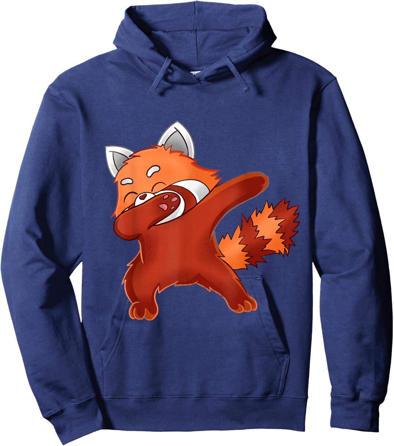 Funny Dabbing Red Panda Lover Hoodie - Hoodie | Navy