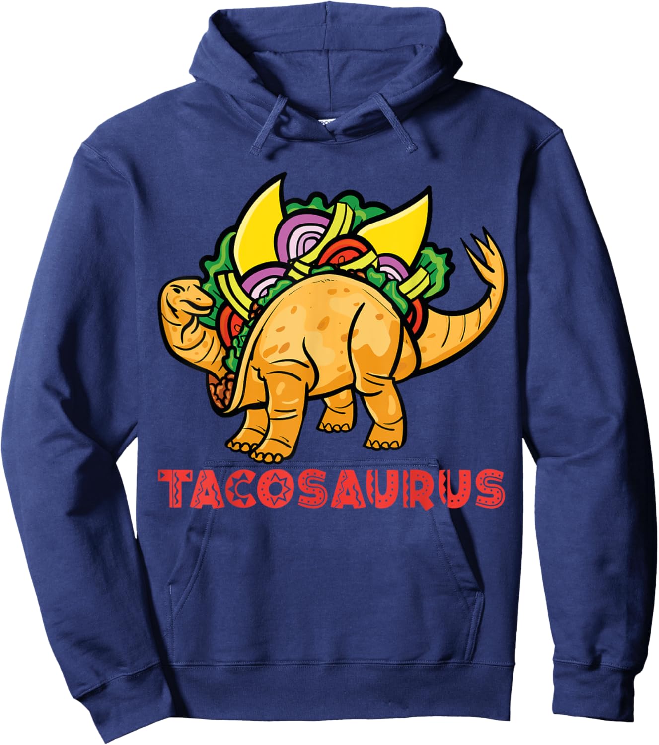 Tacosaurus Dinosaur Sauropode Apatosaurus Taco Hoodie - Hoodie | Navy