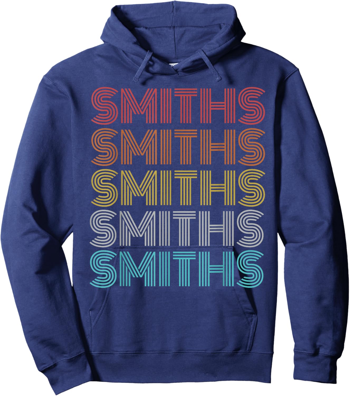 Retro Vintage Smiths Hoodie - Hoodie | Navy