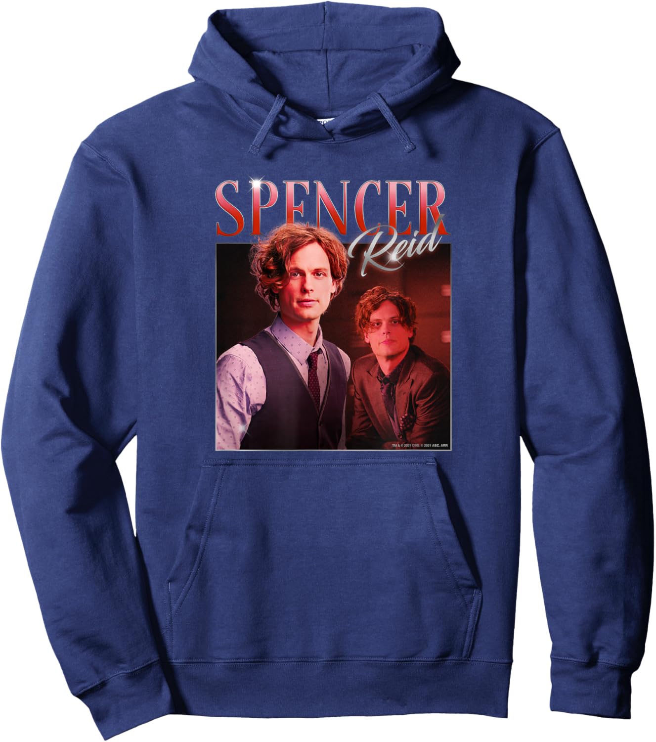 Criminal Minds 80s Spencer Reid Hoodie - Hoodie | Navy