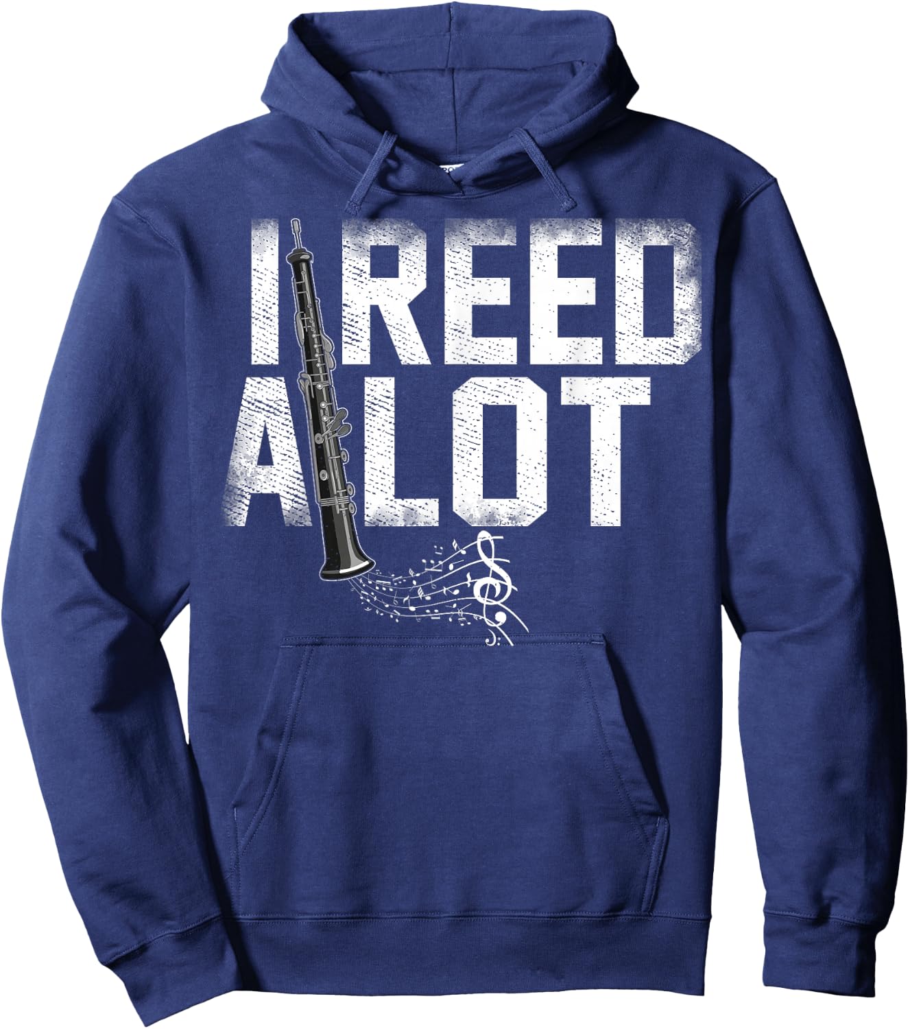 I Reed A Lot Oboe Instrument Oboist Oboe Player Oboes Music Hoodie - Hoodie | Navy