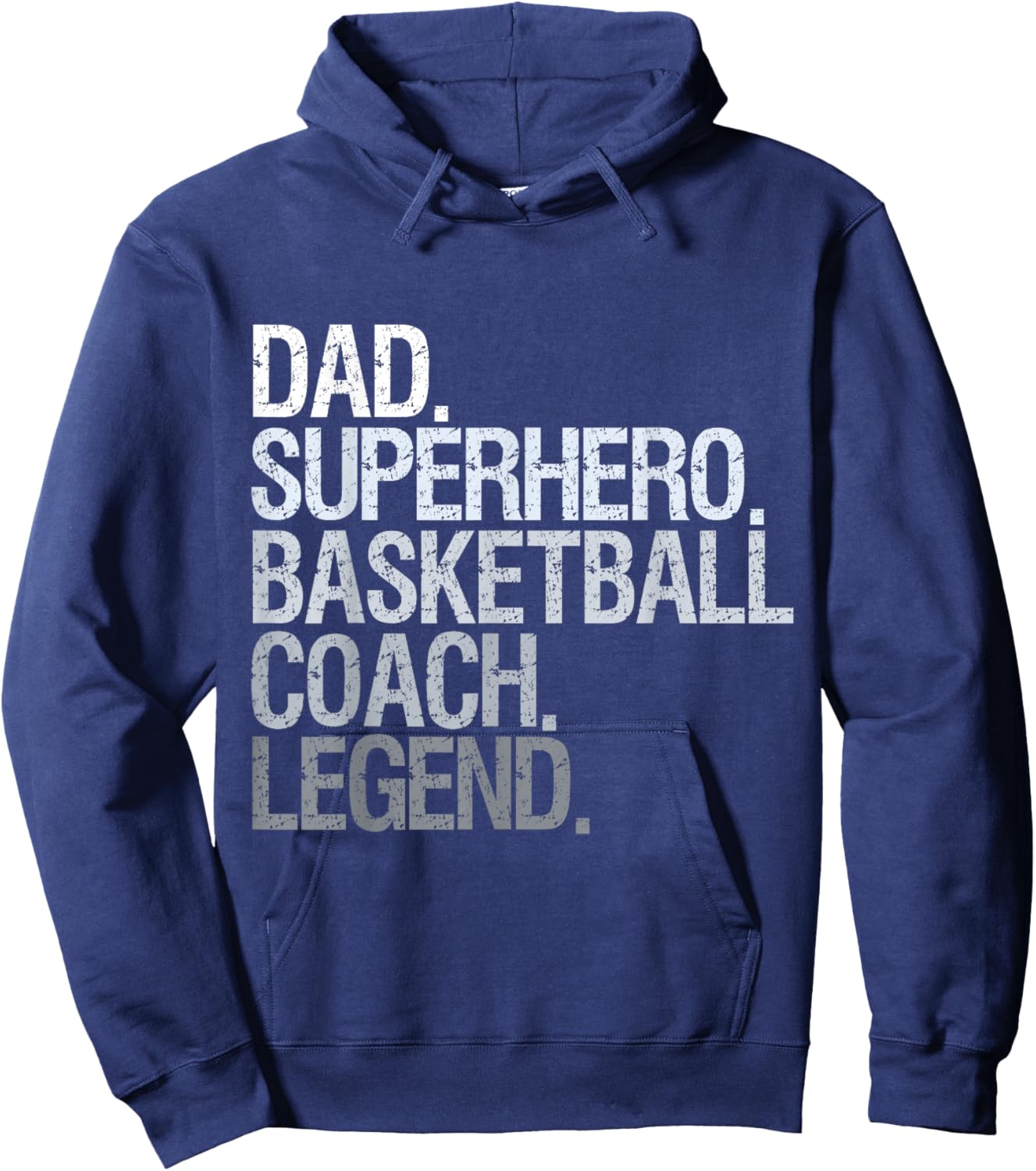 Basketball Coach dad Hoodie - Hoodie | Navy