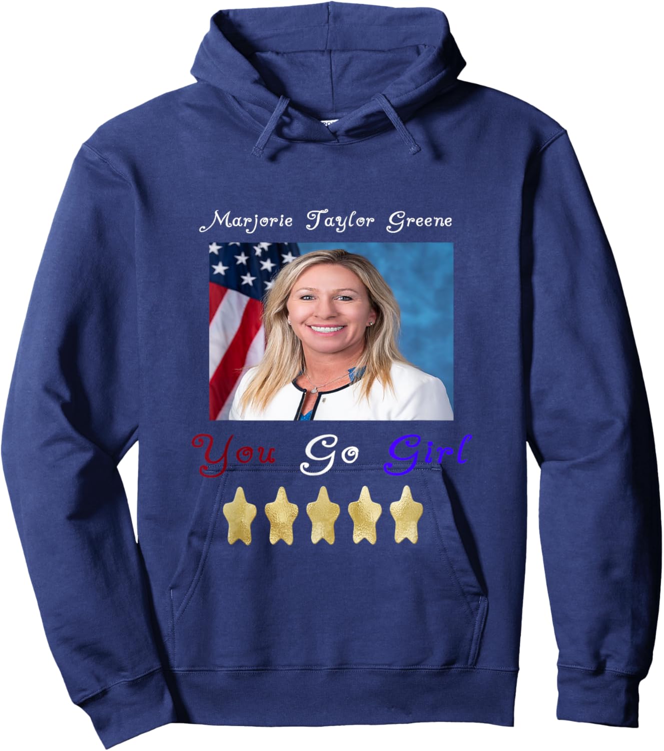 Marjorie Taylor Greene Hoodie - Hoodie | Navy